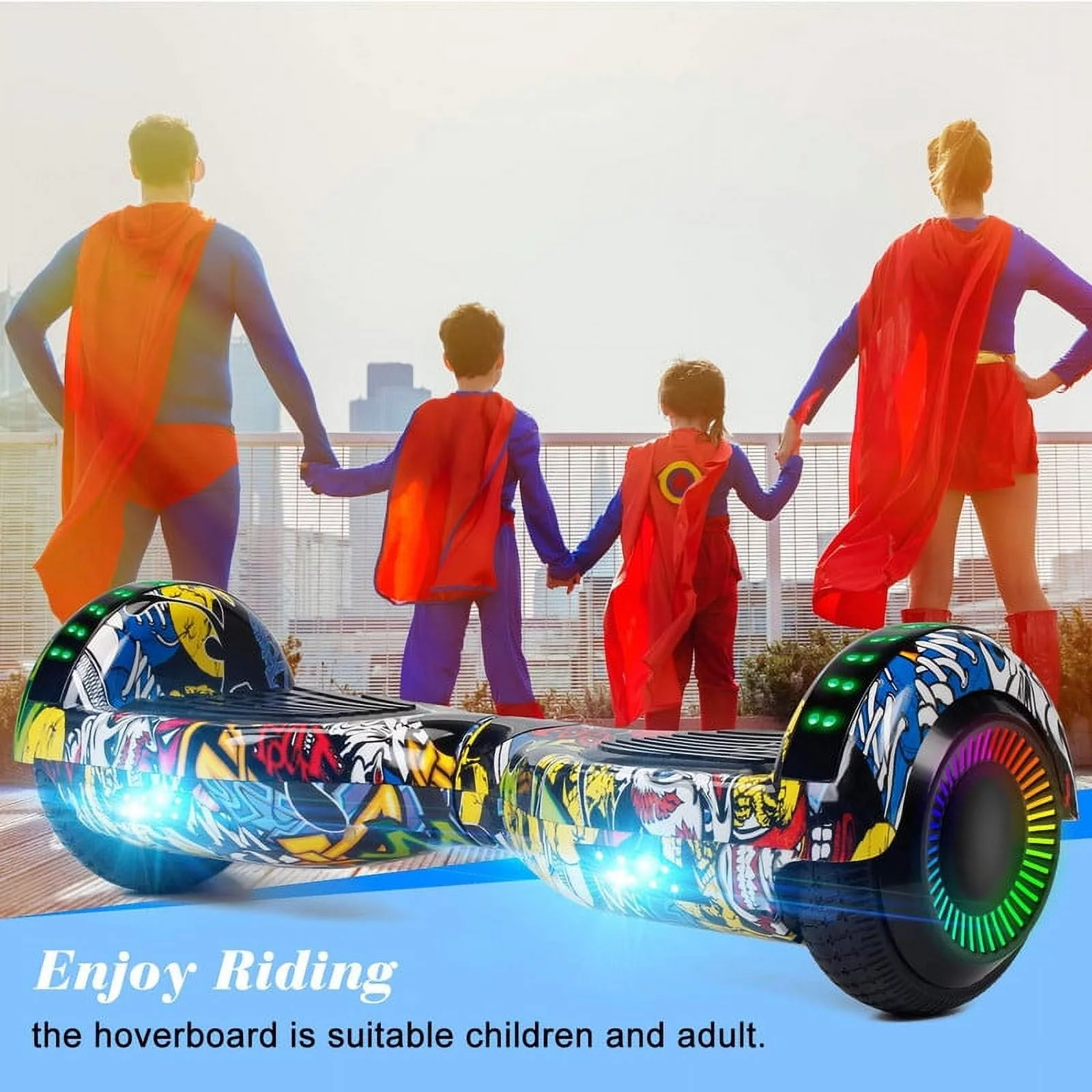 Hoverboard with Bluetooth and LED Lights 6.5