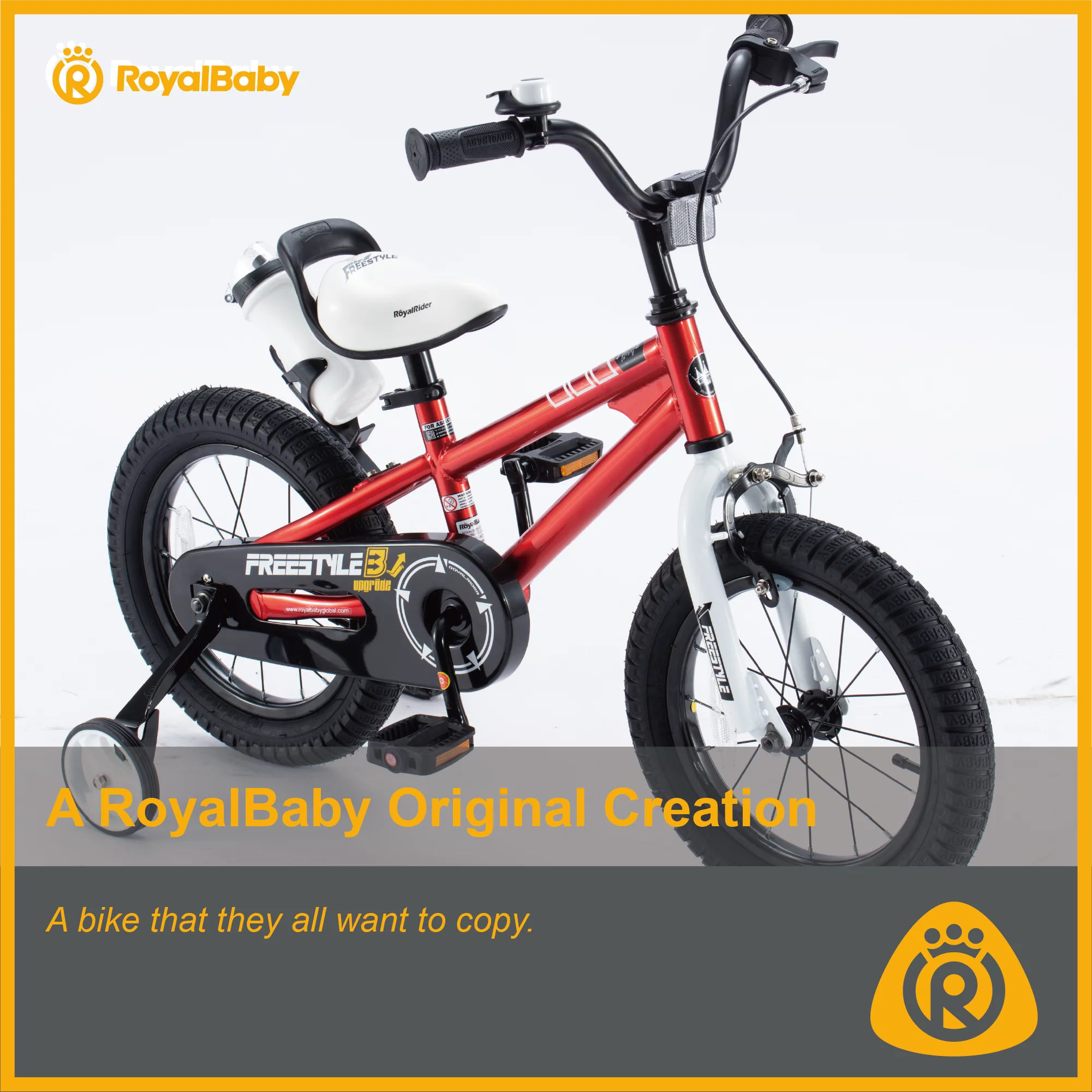 Royalbaby Freestyle Kids Bike 12 14 16 18 20 Inch Bicycle for Boys Girls Ages 3-12 Years, Multiple Color Options - Womvr