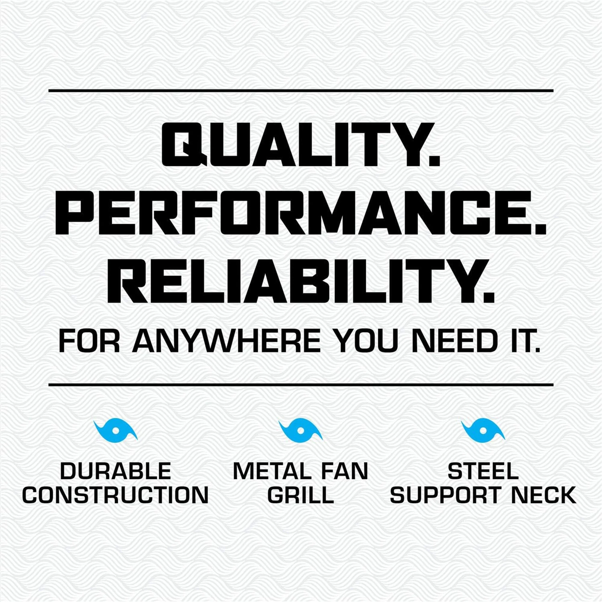 Hurricane Supreme 18 Inch Oscillating Wall Mount Fan, White - Womvr