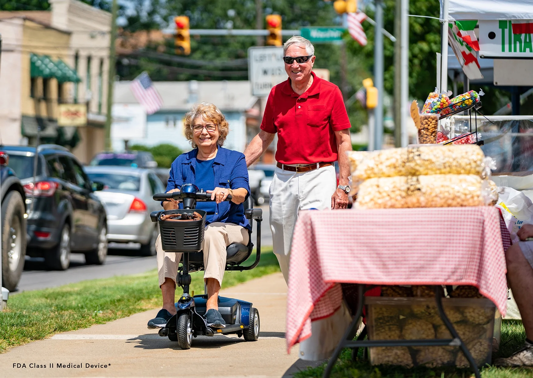 Go-Go Elite Traveller 3-wheel Scooter-Red-12AH Battery - Womvr