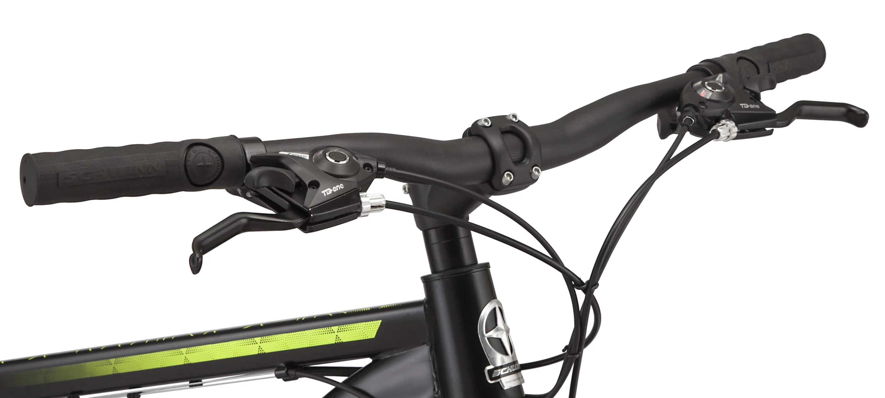 Schwinn Sidewinder Mountain Bike, 26-inch wheels, 21 speeds, black, mens style - Womvr