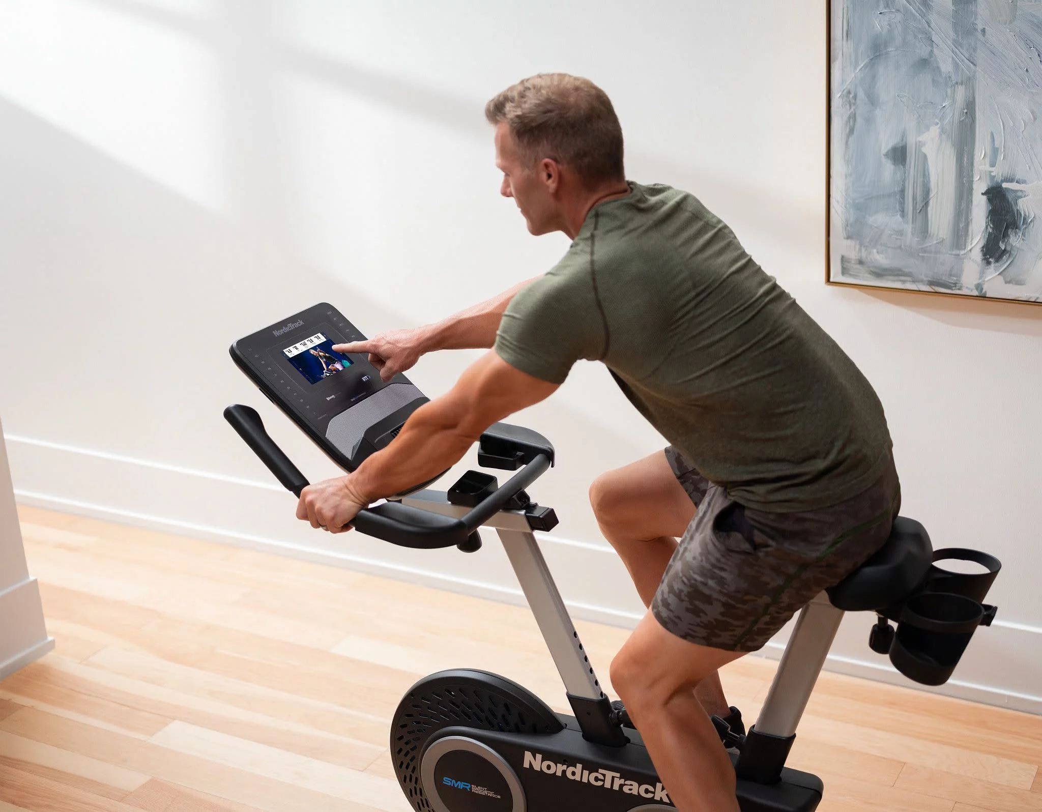 NordicTrack Studio Bike with 7” Smart HD Touchscreen and 30-Day iFIT Family Membership - Womvr