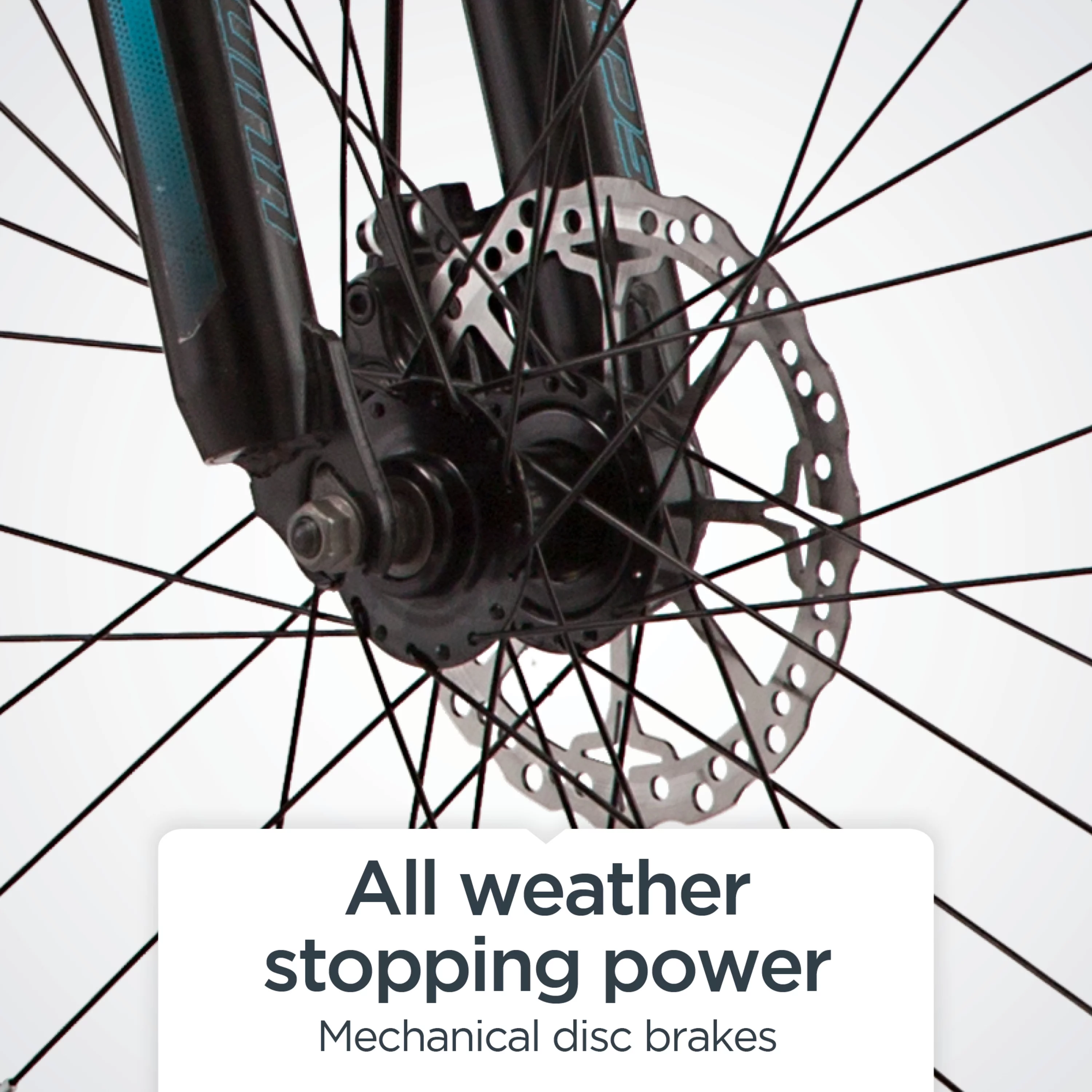 Schwinn Sidewinder Mountain Bike, 24-inch Wheels, 21 Speeds, Black / Teal - Womvr