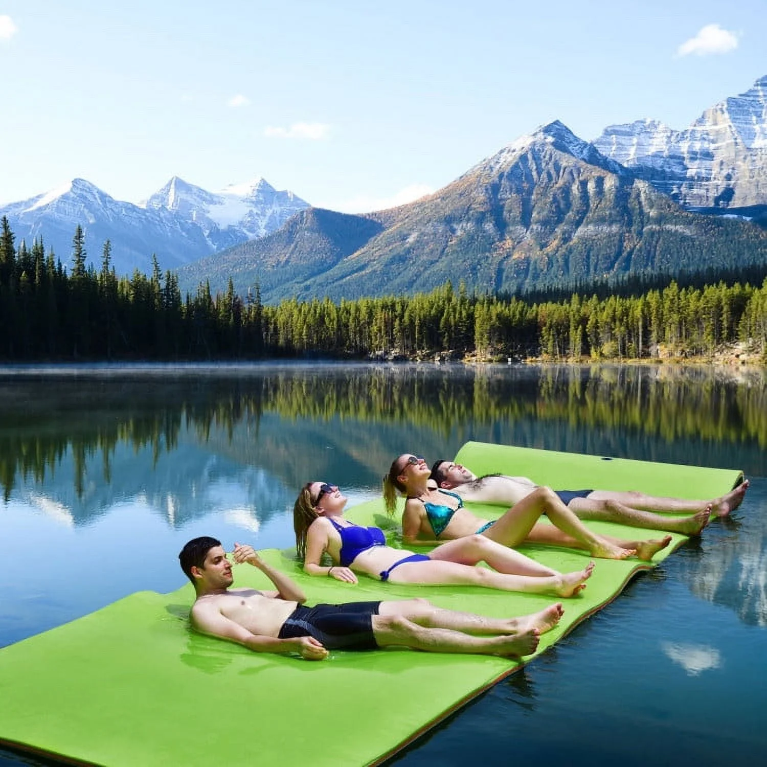 3-Layer Water Floating Mat Foam Pad for Lake, 83