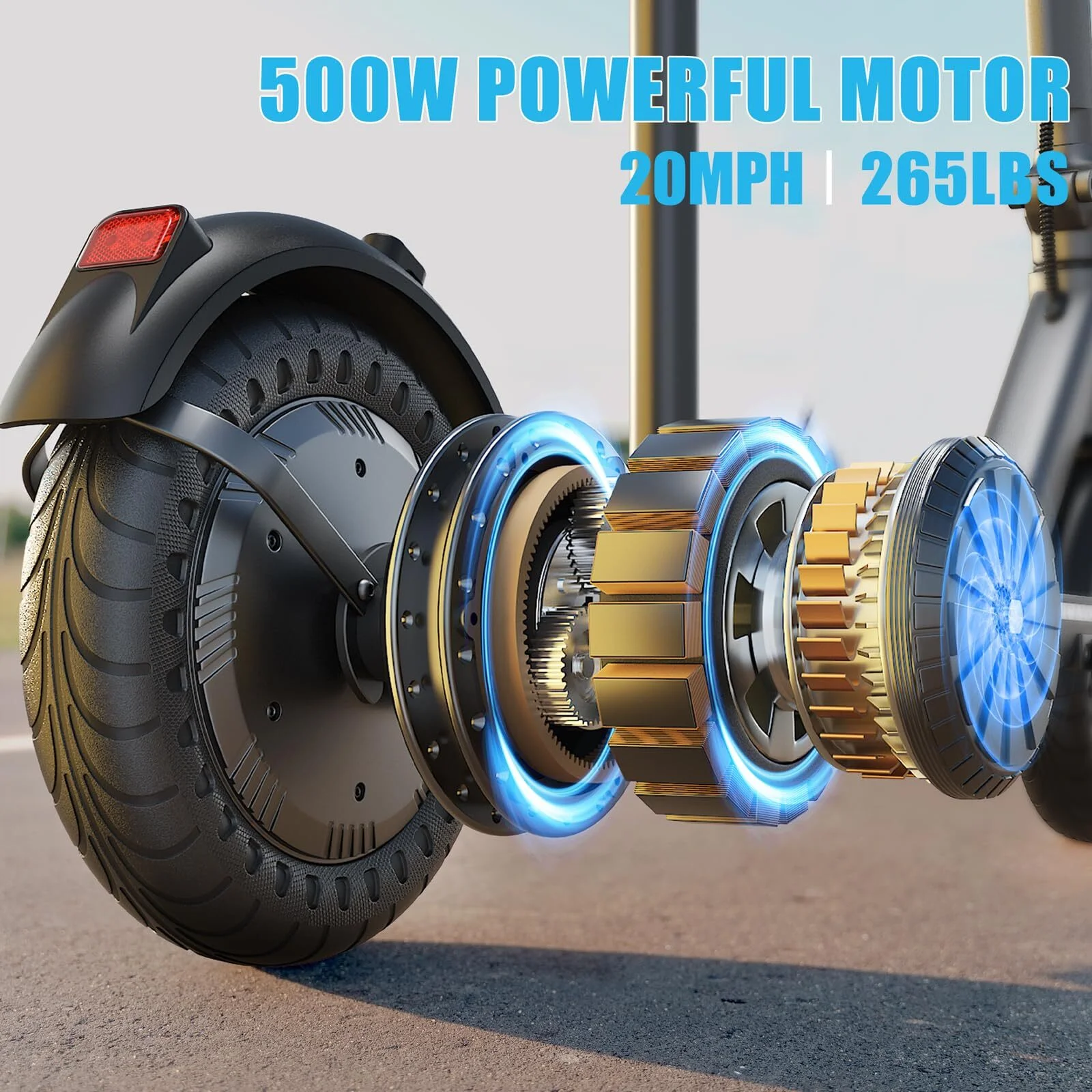 Caroma Pro Electric Scooter Foldable 25 Miles Range Top Speed 20 mph Fast Charging Battery Foldable Commuting for Ages 14+ and up to 256 lbs, Silver - Womvr