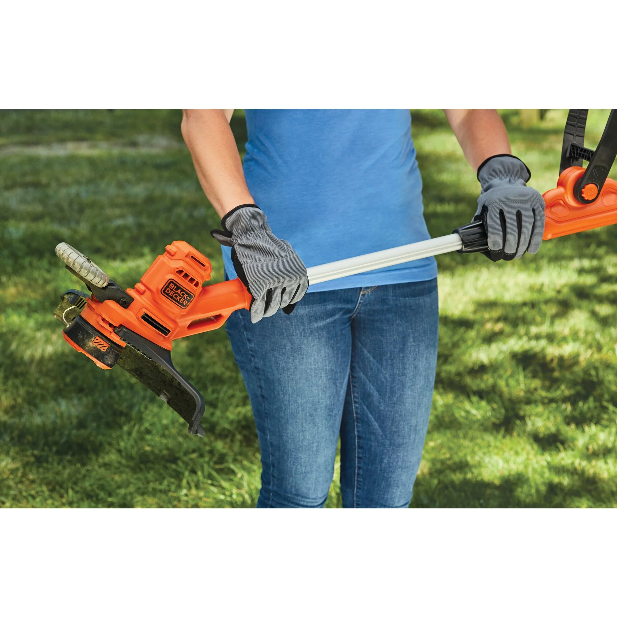 BLACK+DECKER String Trimmer With Auto Feed, Electric, 6.5-Amp, 14-Inch, (BESTA510) - Womvr