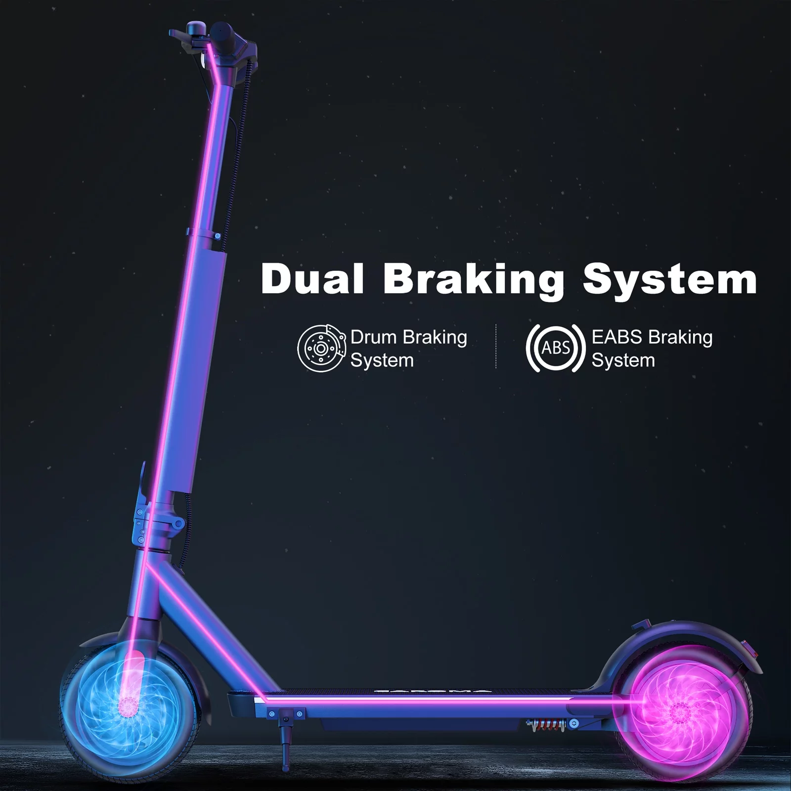 Caroma Electric Scooter for Adults, 20 Mph & 25 Miles Range, 10