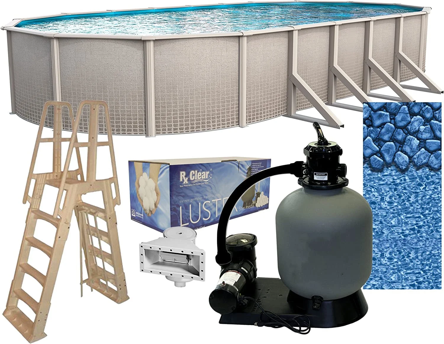 Lake Effect Pools Impressions 15' x 30' Oval 48