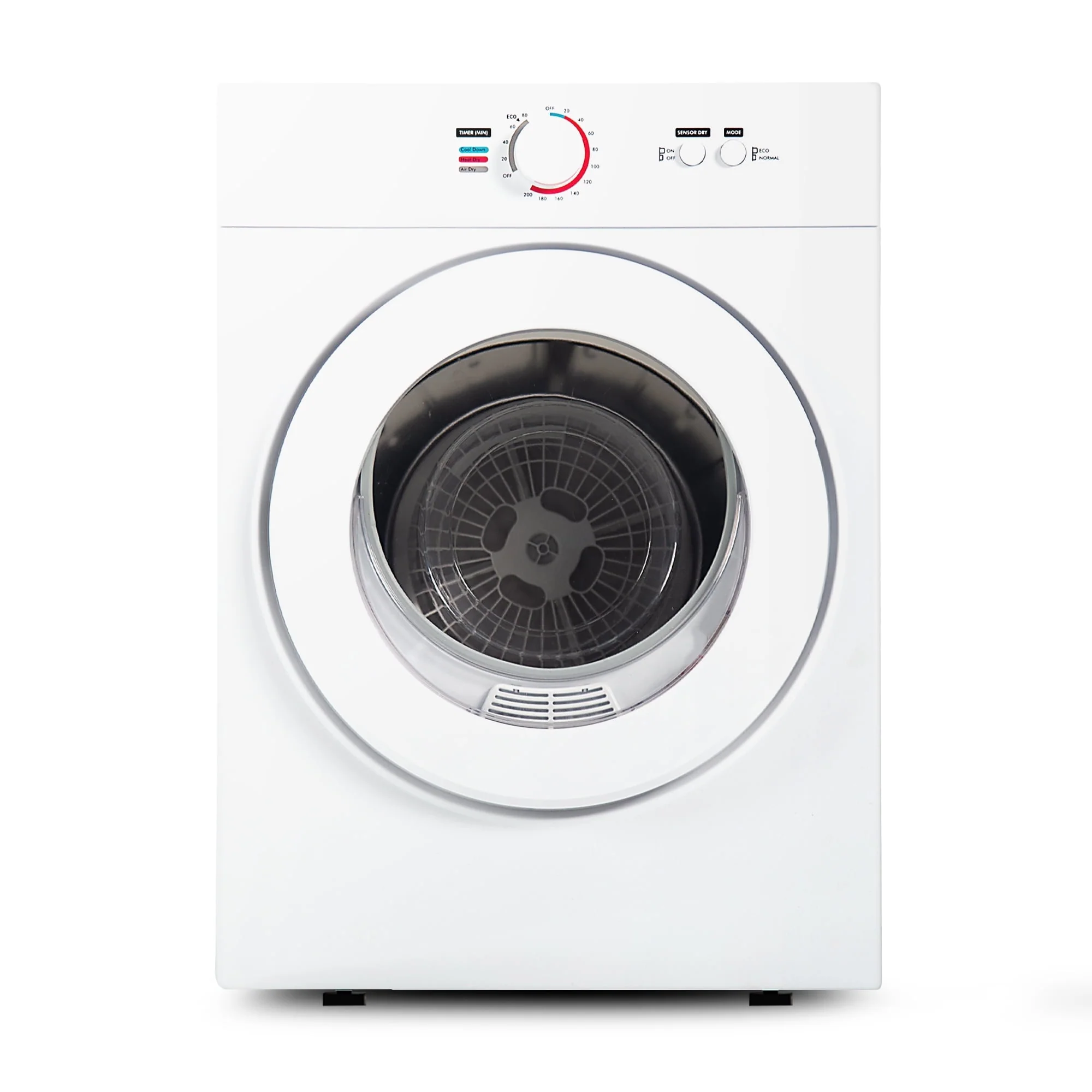 Simzlife 1.6 Cu. ft. Portable Clothes Dryer, Electric Laundry Dryer Machine, 19.5 in W, 23.6 in H - Womvr