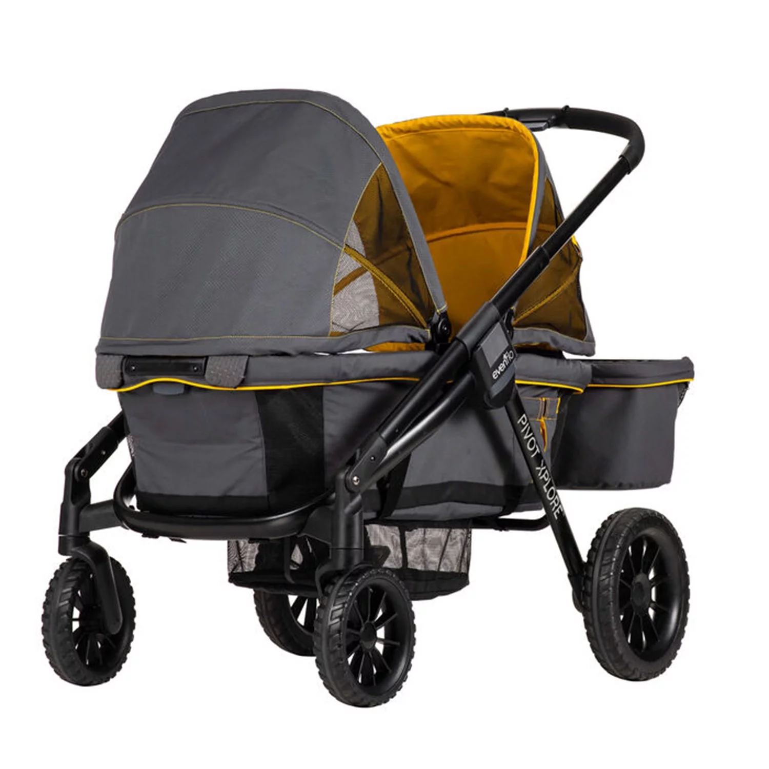 Evenflo Pivot Xplore All Terrain Stroller Wagon, Adventurer, Unisex, 6 Months - 5 Years - Womvr