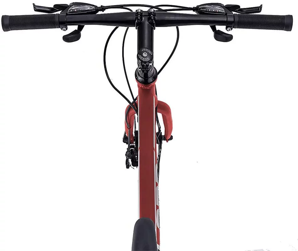 Hiland Road Bike Hybrid Bike Aluminum Frame 700C 24 speeds with Disc Brake - Womvr