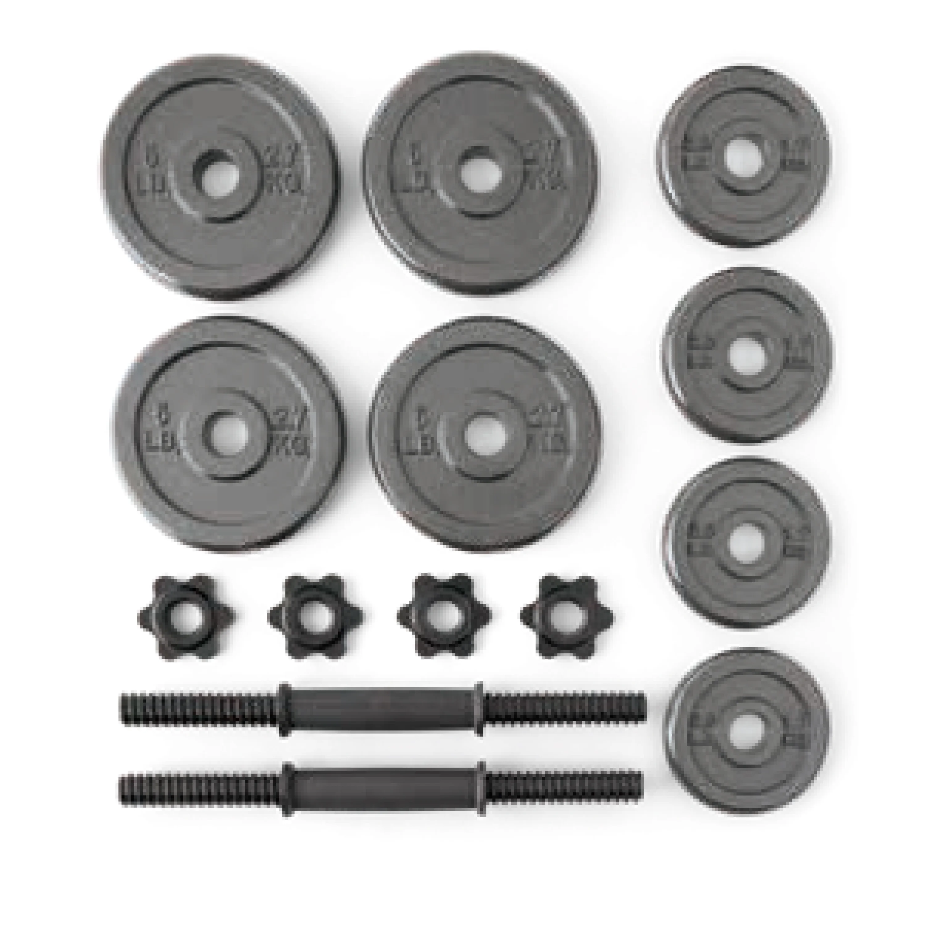 Athletic Works 40lb Adjustable Cast Iron Dumbbell Set - Womvr