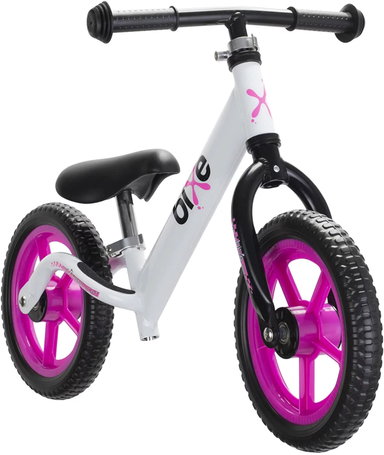 Bixe Aluminum Toddler Balance Bike Lightweight 12” No-Pedal Training Bike for Kids, Purple - Womvr