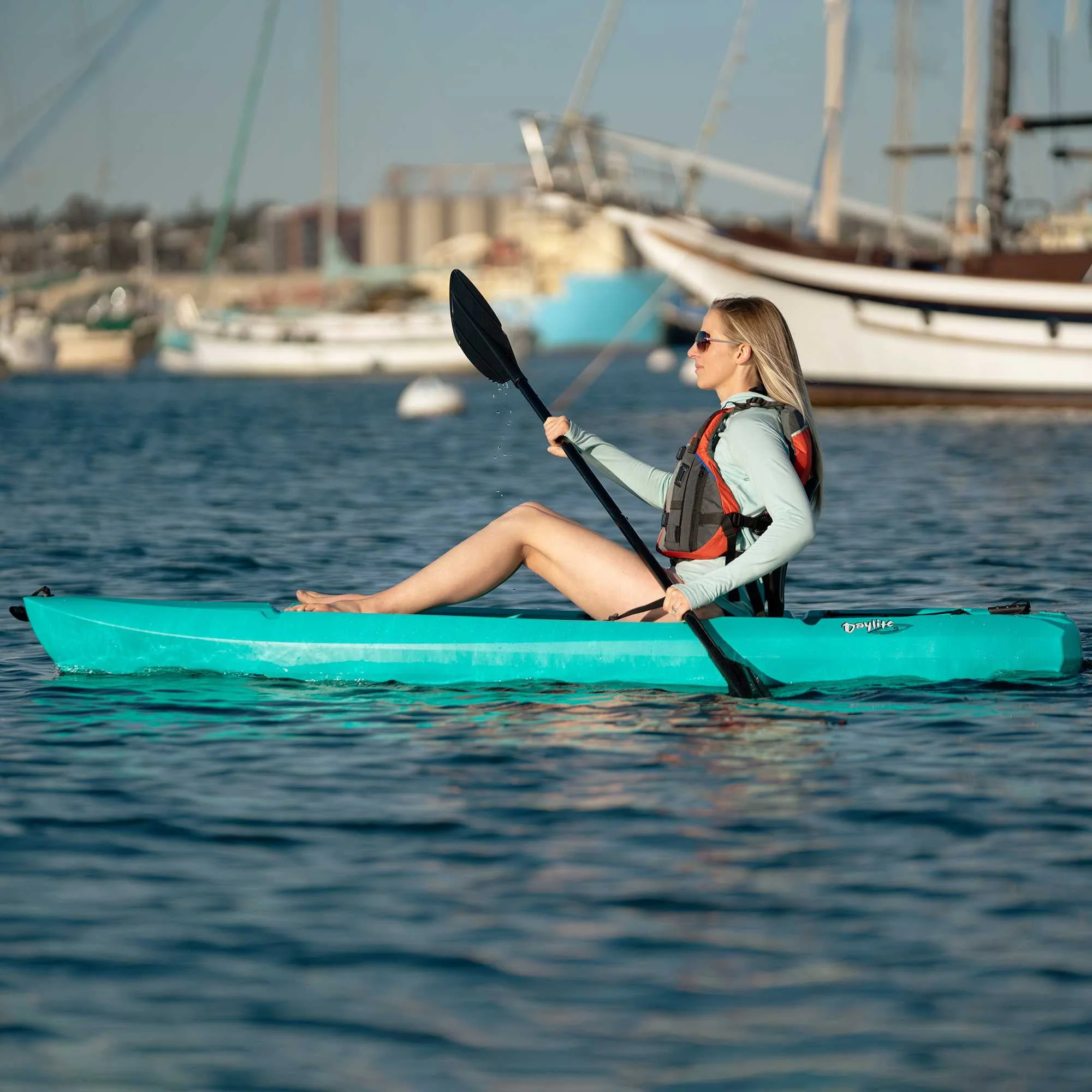 Lifetime Daylite 8 ft Sit-on-Top Kayak, Red (90775) - Womvr