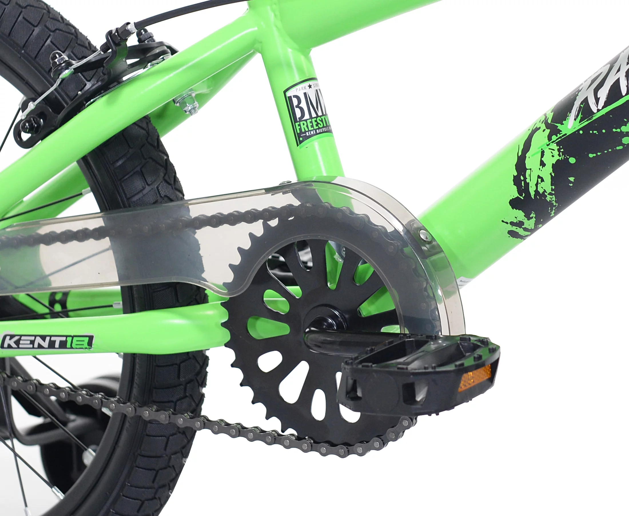 Kent Bicycle 18 in. Rampage Boy's BMX Child Bicycle, Gold and Black - Womvr