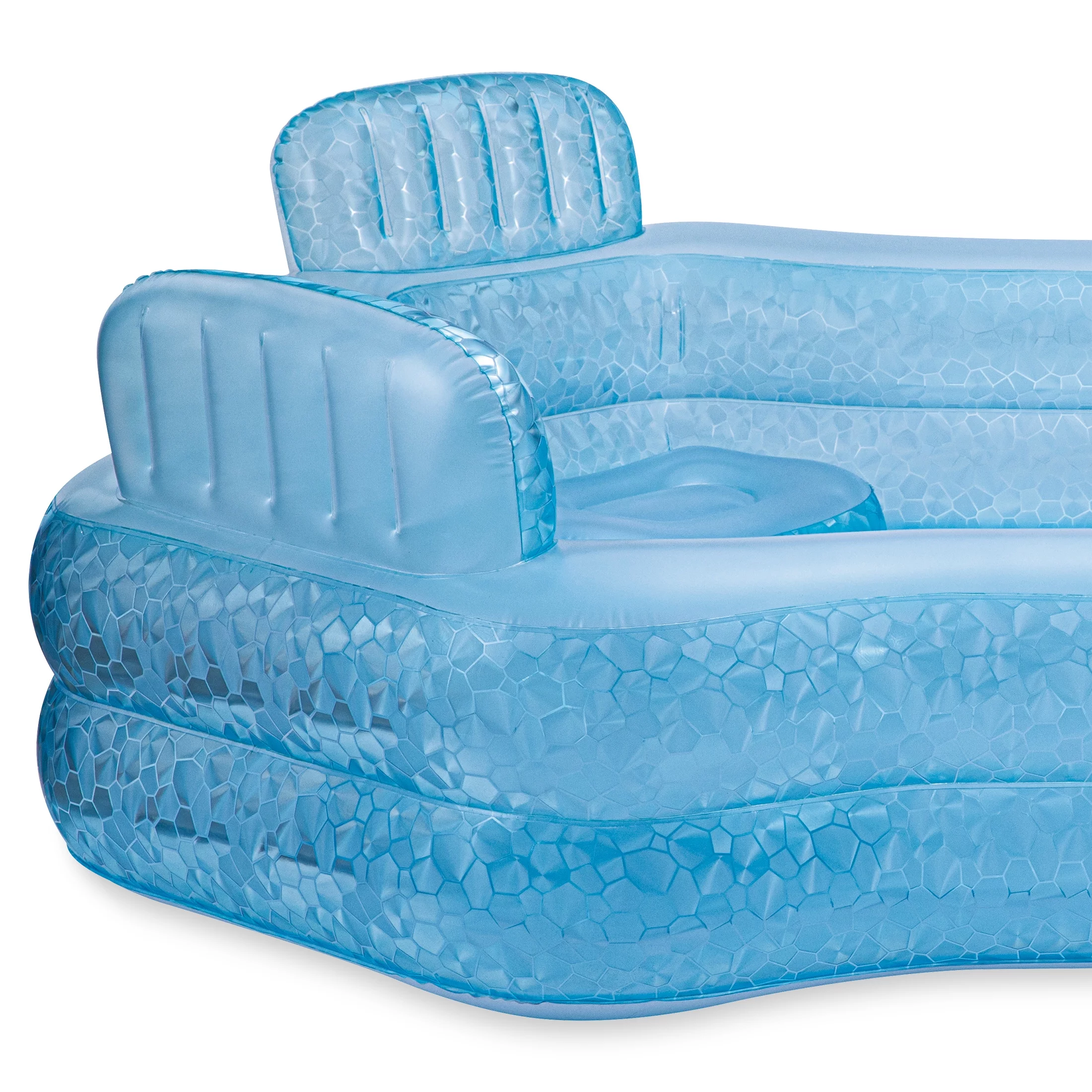 Funsicle Heavenly Blue Great Escape Inflatable Famiy Swimming Pool, Age 6 & up - Womvr