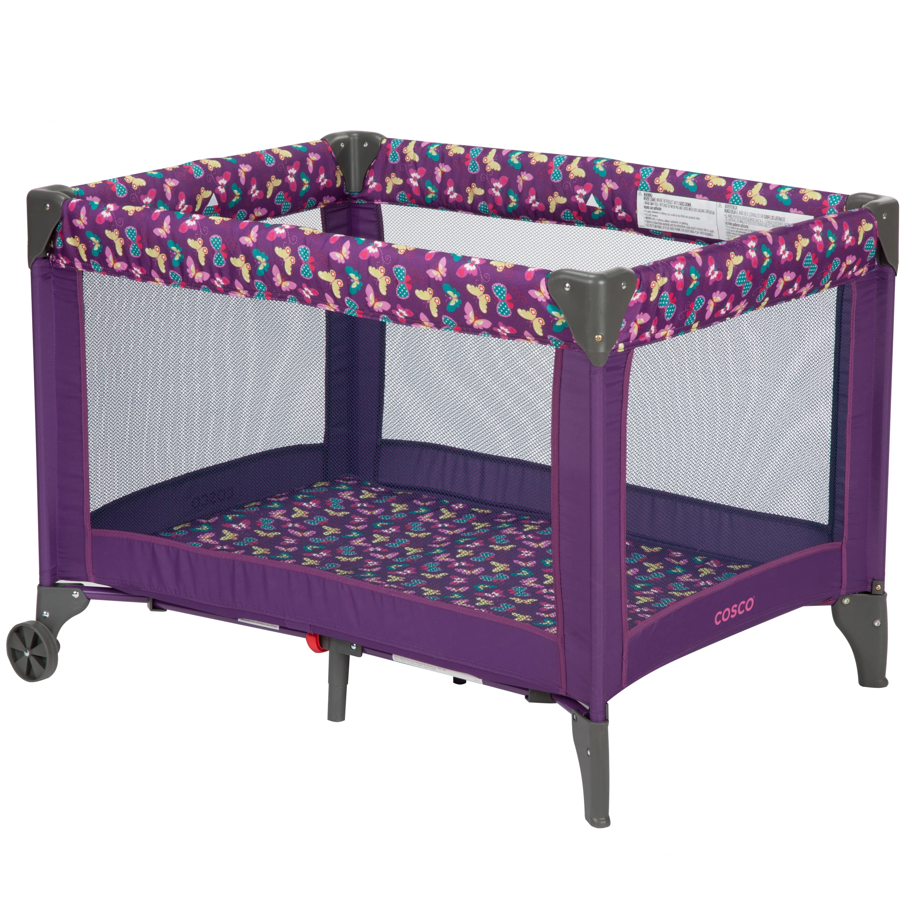 Cosco Kids Funsport Portable Compact Baby Play Yard, Zuri - Womvr