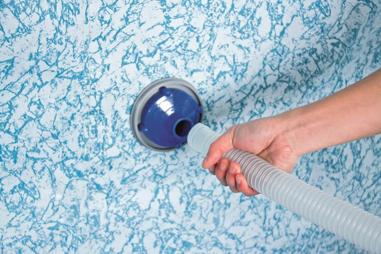 Bestway Frame Swimming Pool & Pool Cleaning Vacuum & Maintenance Accessories Kit - Womvr