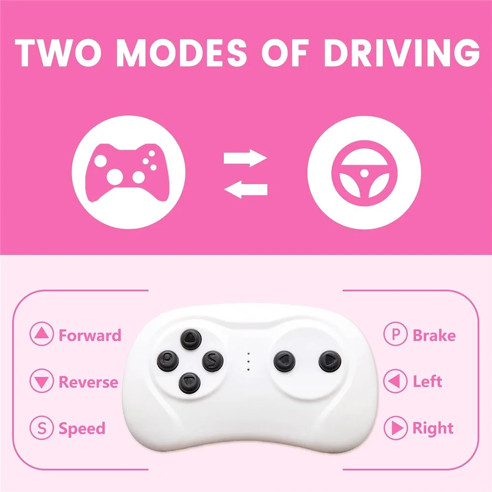 Lamborghini Urus 12V Electric Powered Ride on Car Toys for Girls Boys, Black Kids Electric Vehicles Ride on Toys with Remote Control, Foot Pedal, MP3 Player and LED Headlights, CL61 - Womvr