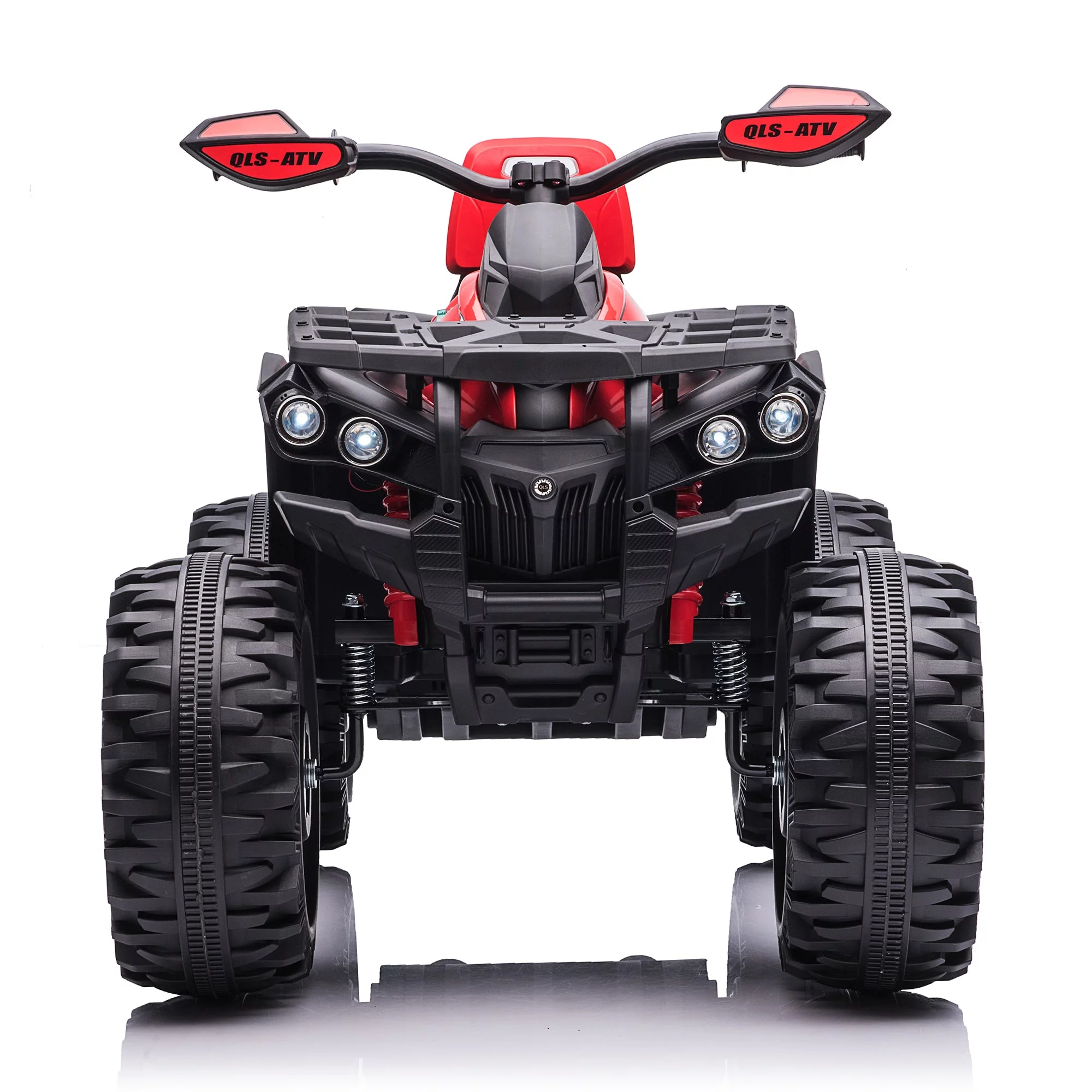 4x4 Kids Ride on ATV, 2 Seater 24 Volt Ride on Toys, 800W 4-Wheeler Quad Car for Big Kids, Black - Womvr