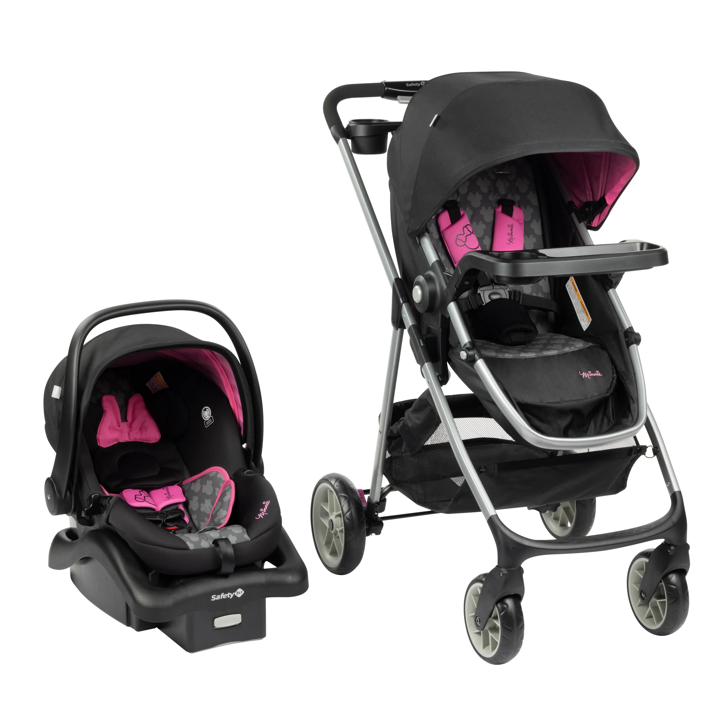 Disney Baby Minnie Mouse Grow and Go Modular Travel System, Simply Minnie - Womvr