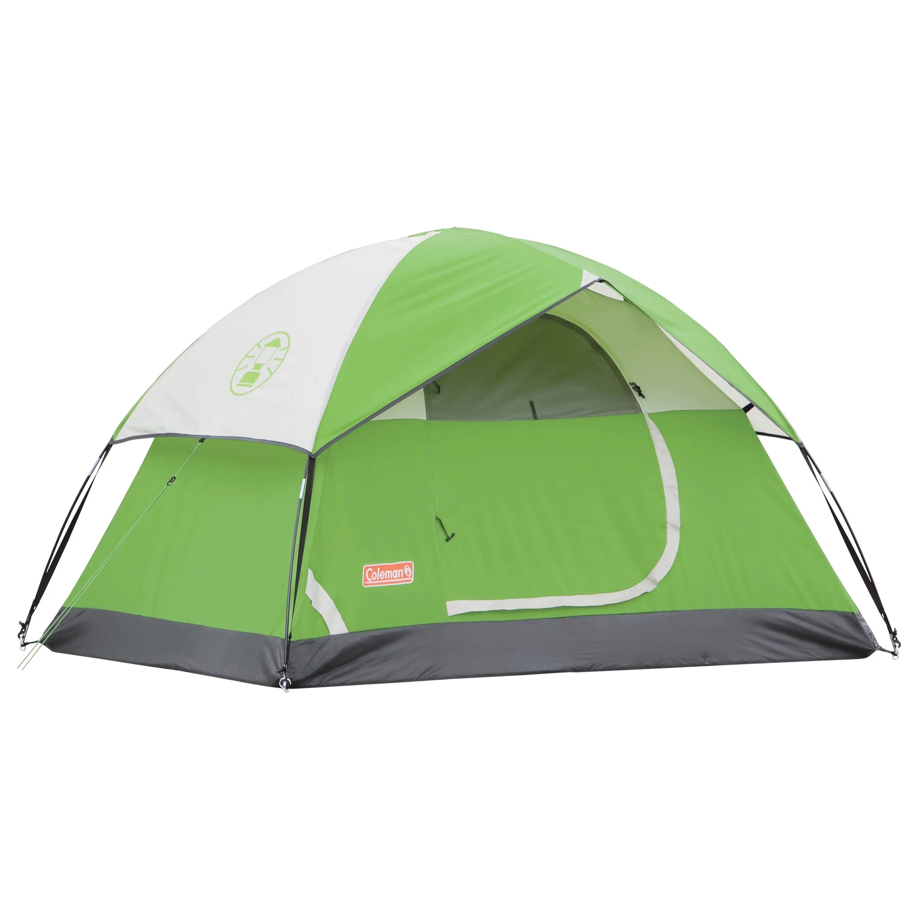 Coleman Sundome 2-Person Weatherproof Dome Tent with E-Port, 1 Room, Green - Womvr