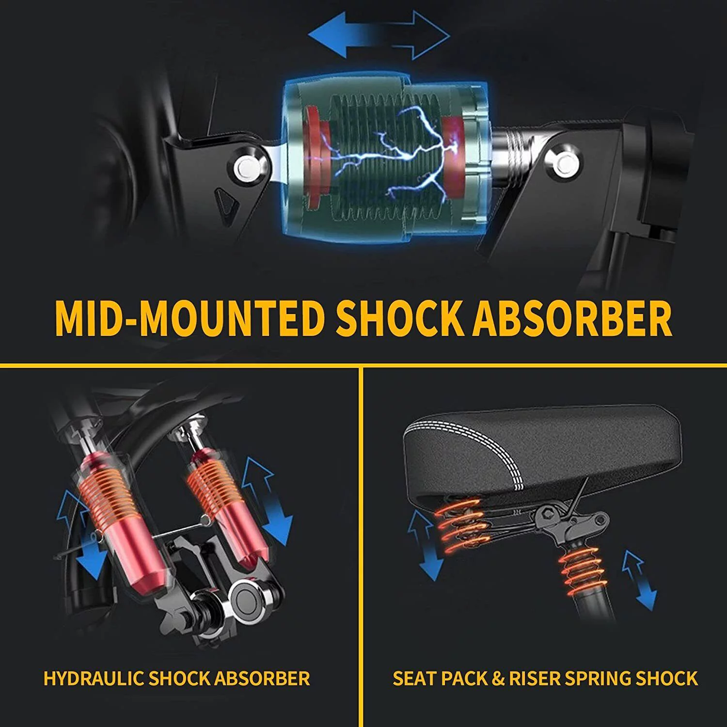 Folding Ebike Electric Bike Bicycle for Adult 14