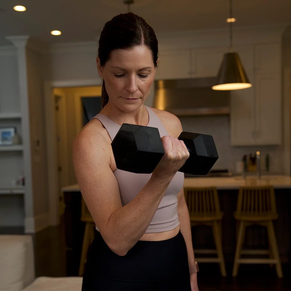 Lifeline Fitness Premium Rubber Hex Dumbbell, Single, 40 lbs - Womvr