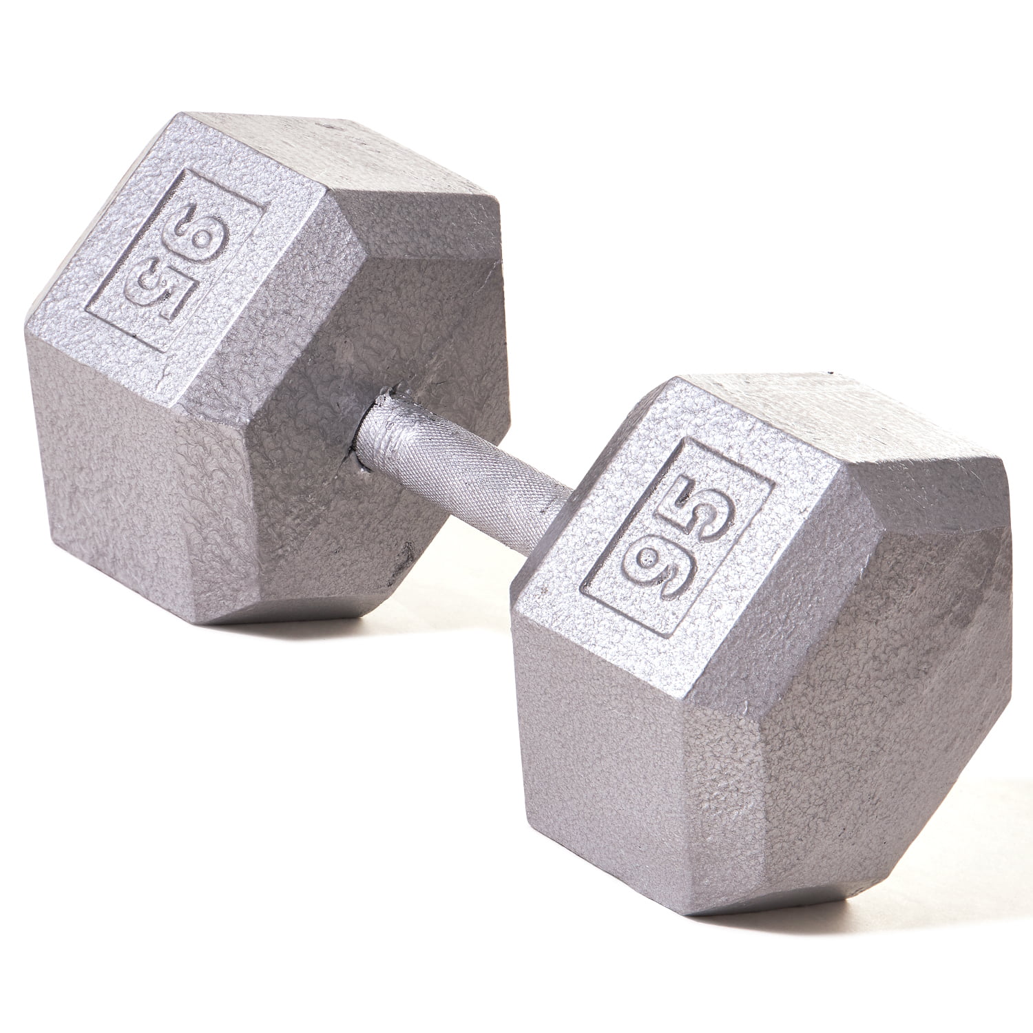 Champion Barbell?l Solid cast-iron Hex Dumbbell 3 -100lbs (SOLD INDIVIDUALLY) - Womvr