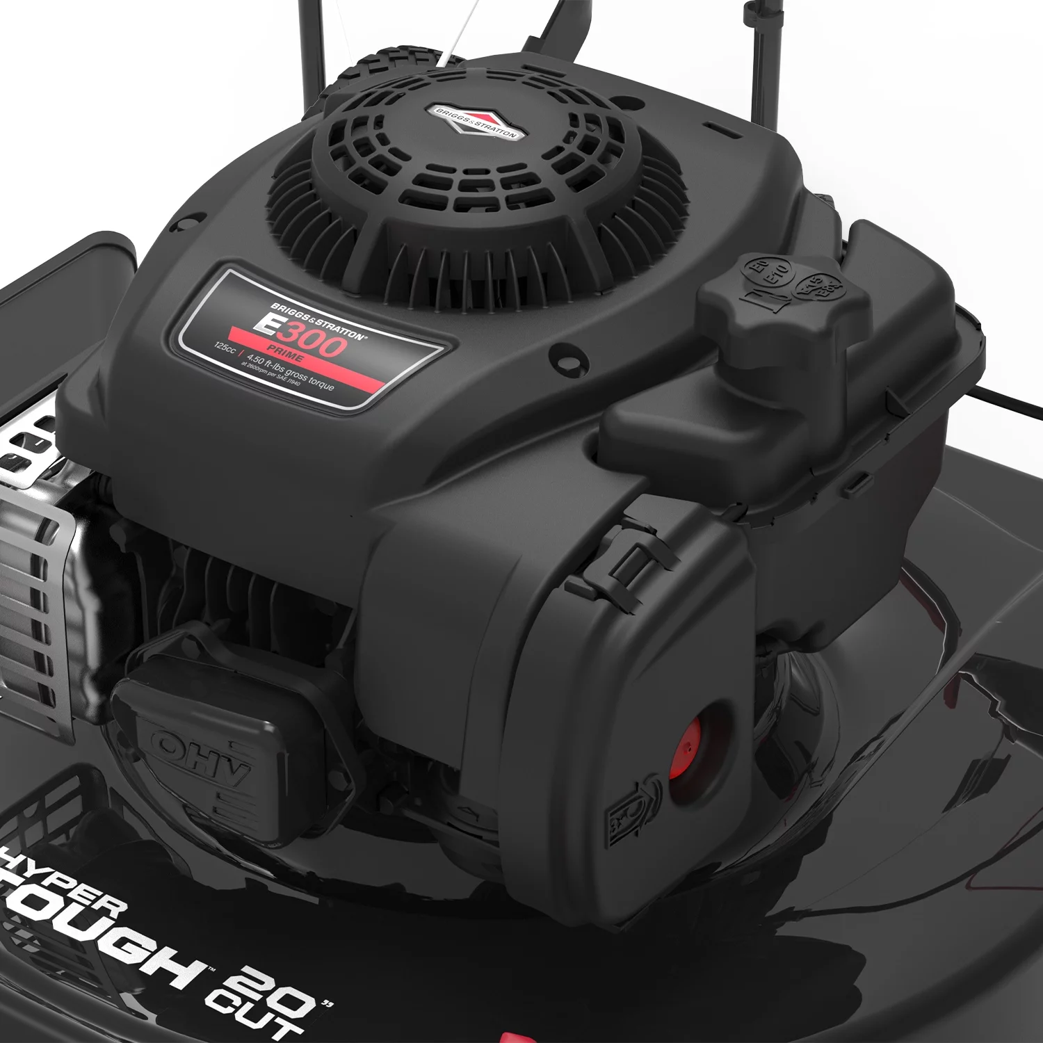 Hyper Tough 20-inch 125cc Gas Push Mower with Briggs & Stratton Engine - Womvr