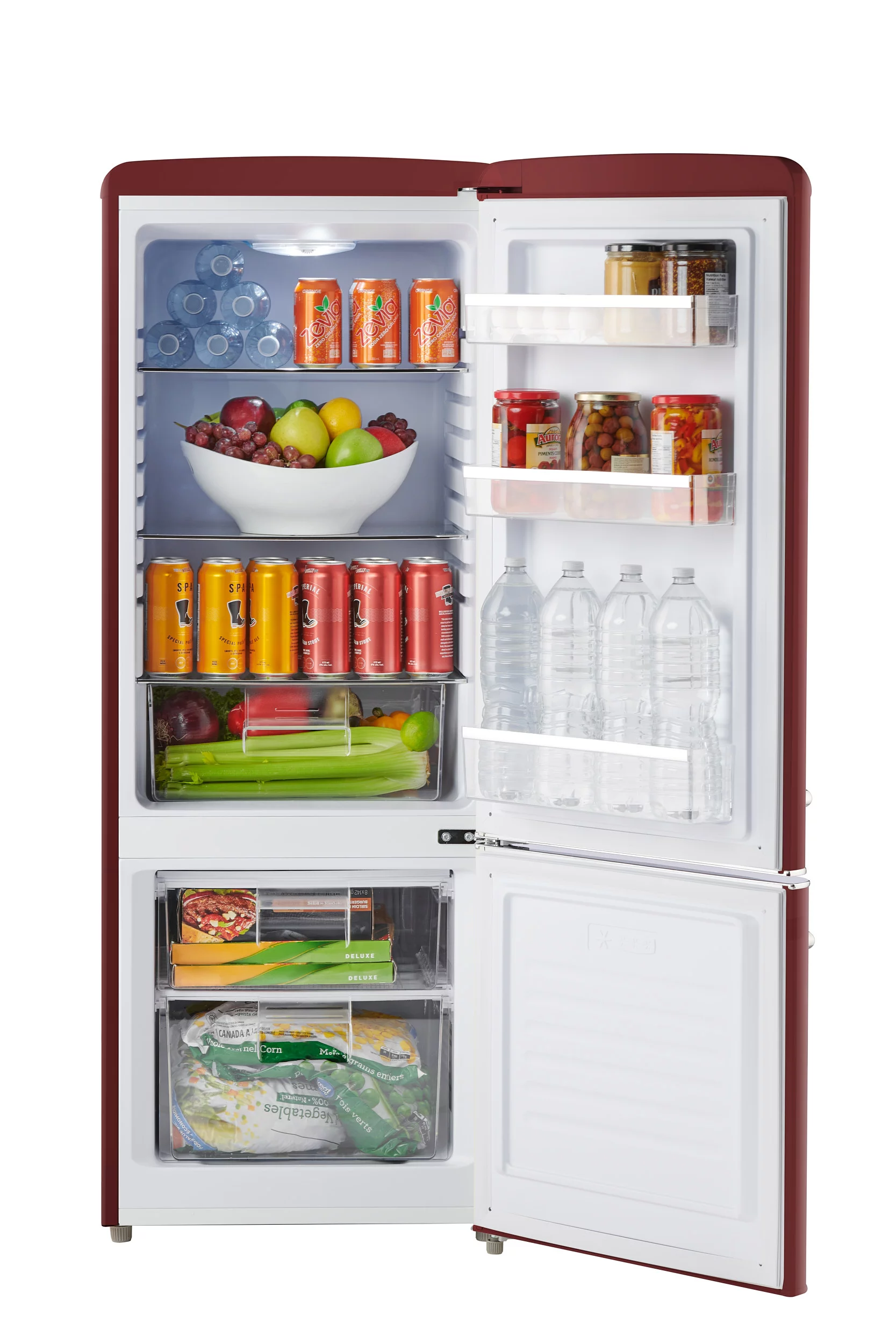 iio 7 cu. ft. Retro refrigerator with bottom freezer - Womvr