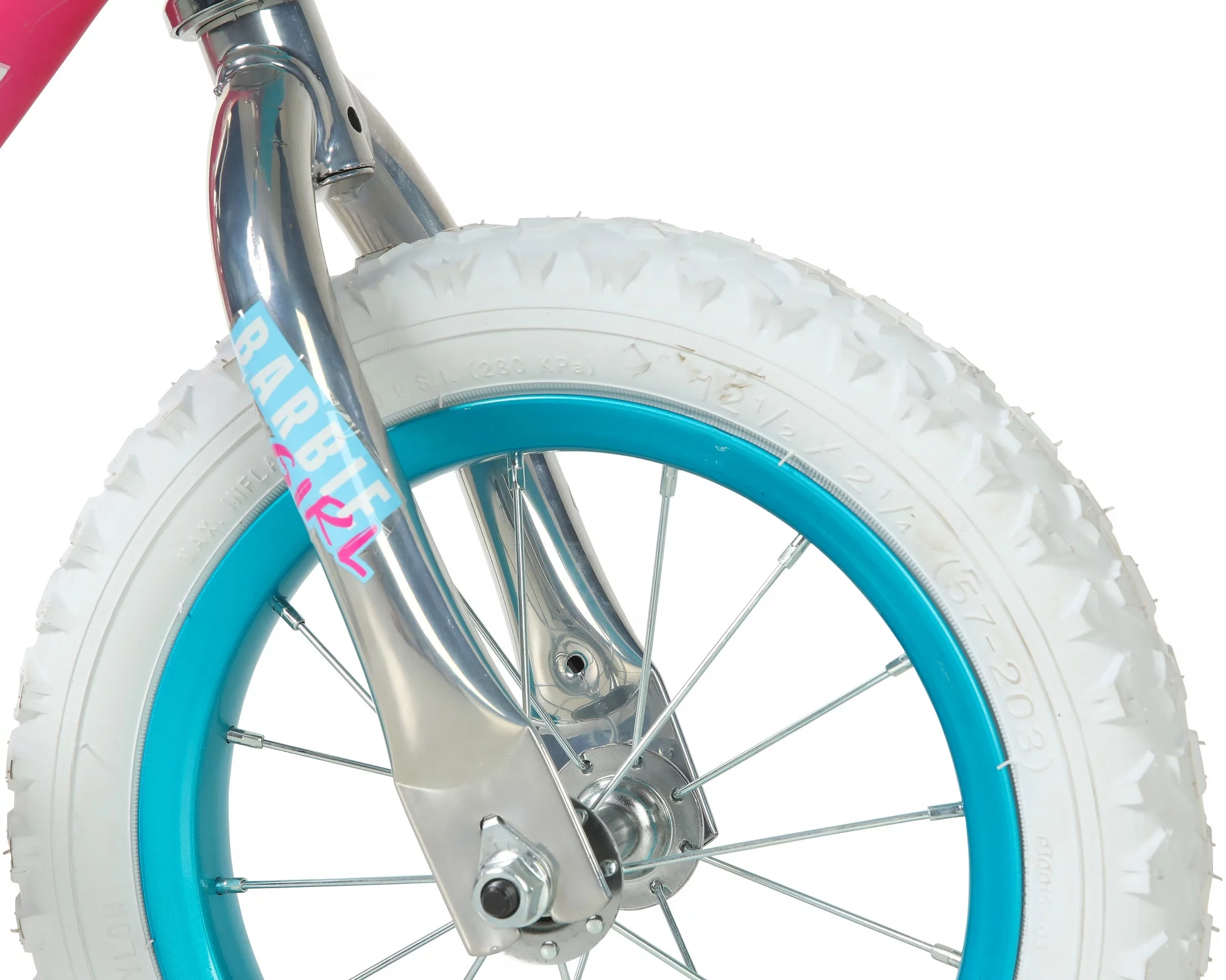 Dynacraft Barbie 12-inch Girls BMX Bike for Age 3-5 Years - Womvr