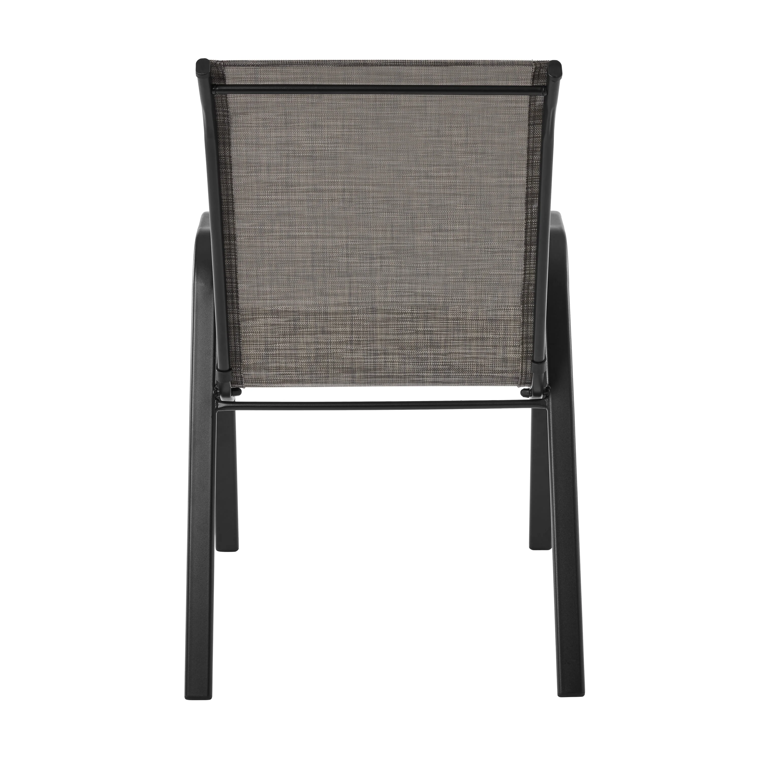 Mainstays Heritage Park Steel Stacking Chair (1 Pack), Grey - Womvr