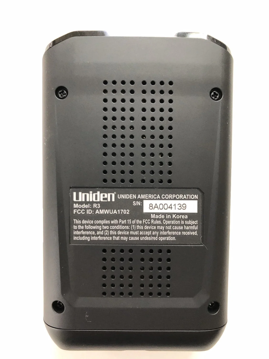 Uniden R3DSP Extremely Long-range Radar Detector/Laser Detector With GPS - Womvr