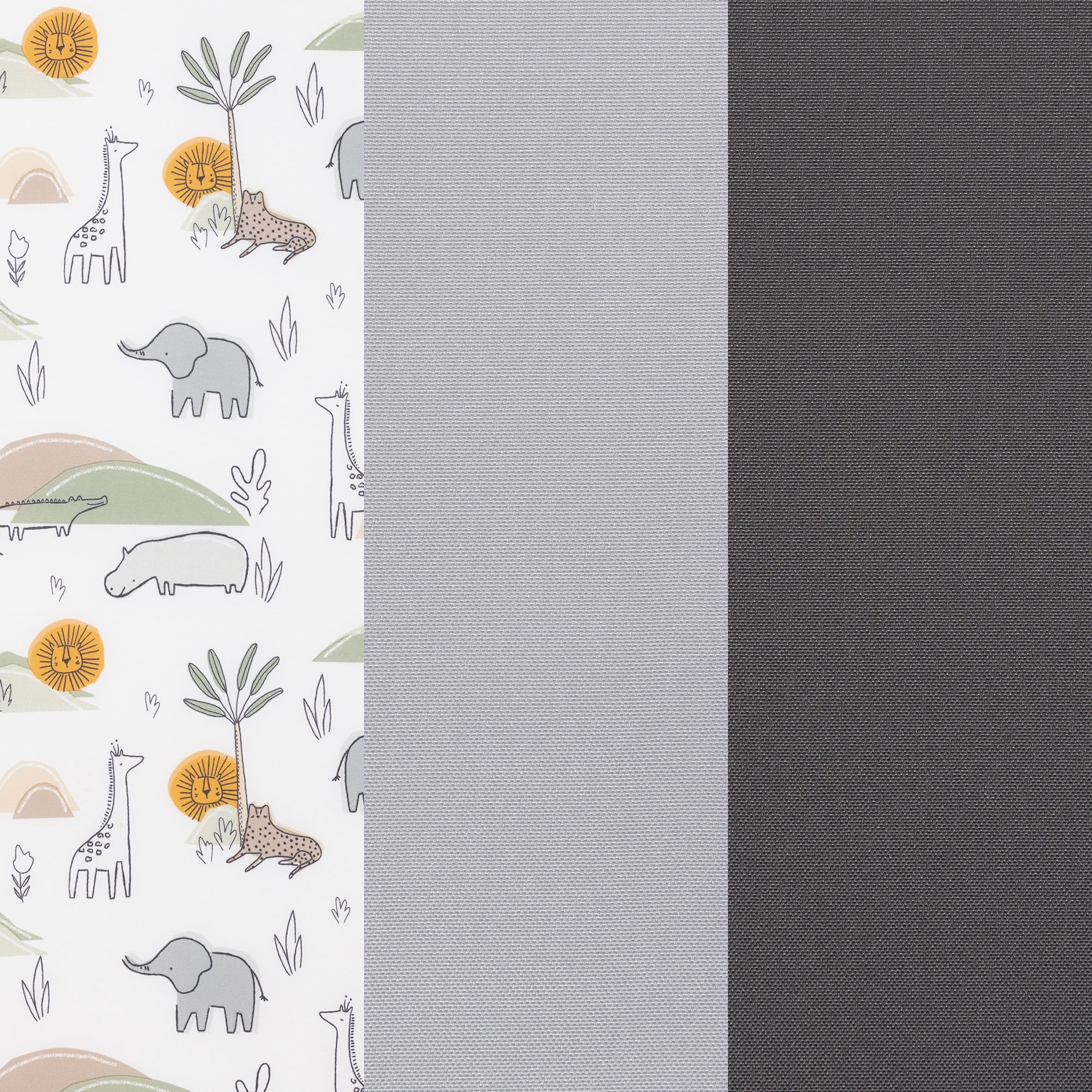 Baby Trend Nursery Center Playard - Animal Jubilee, Grey, Infant - Womvr