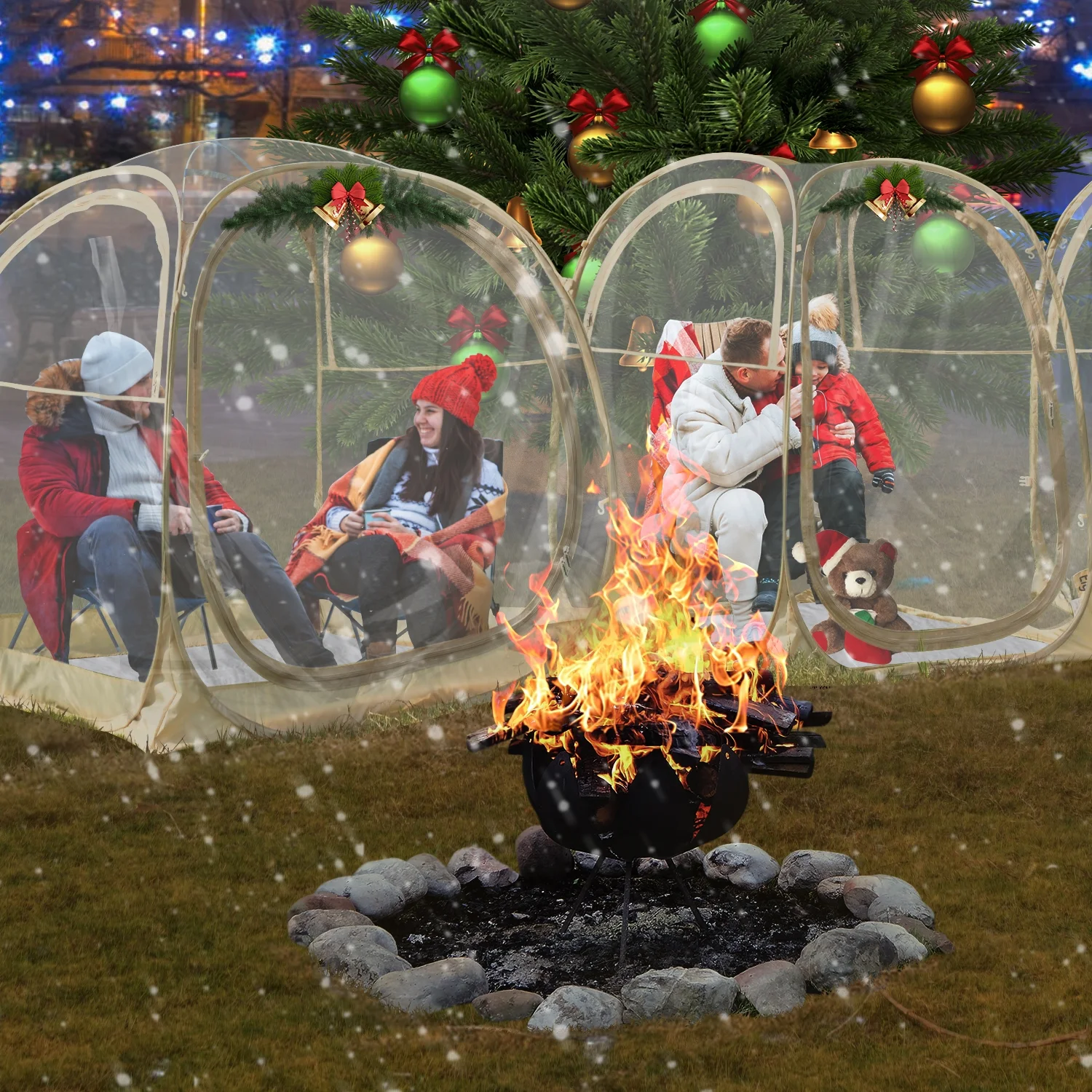 Pop-Up Weatherproof Sport Pod Tent for Camping, Fishing, and Shelter - Womvr