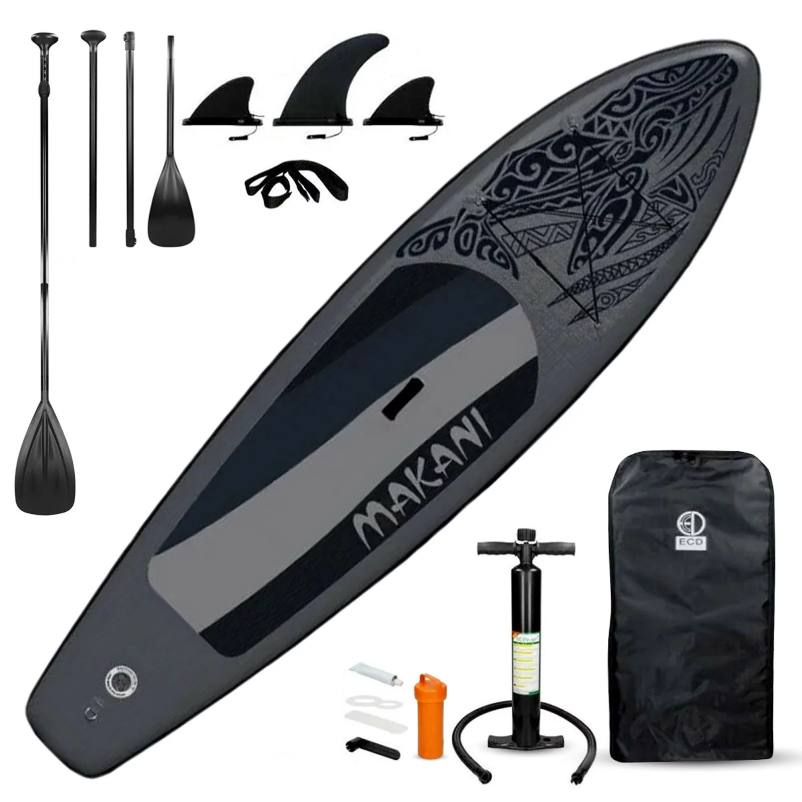 JSP Stand Up Inflatable Paddle Board 10.5' SUP Blow Up Boat 330 lb Capacity - Womvr