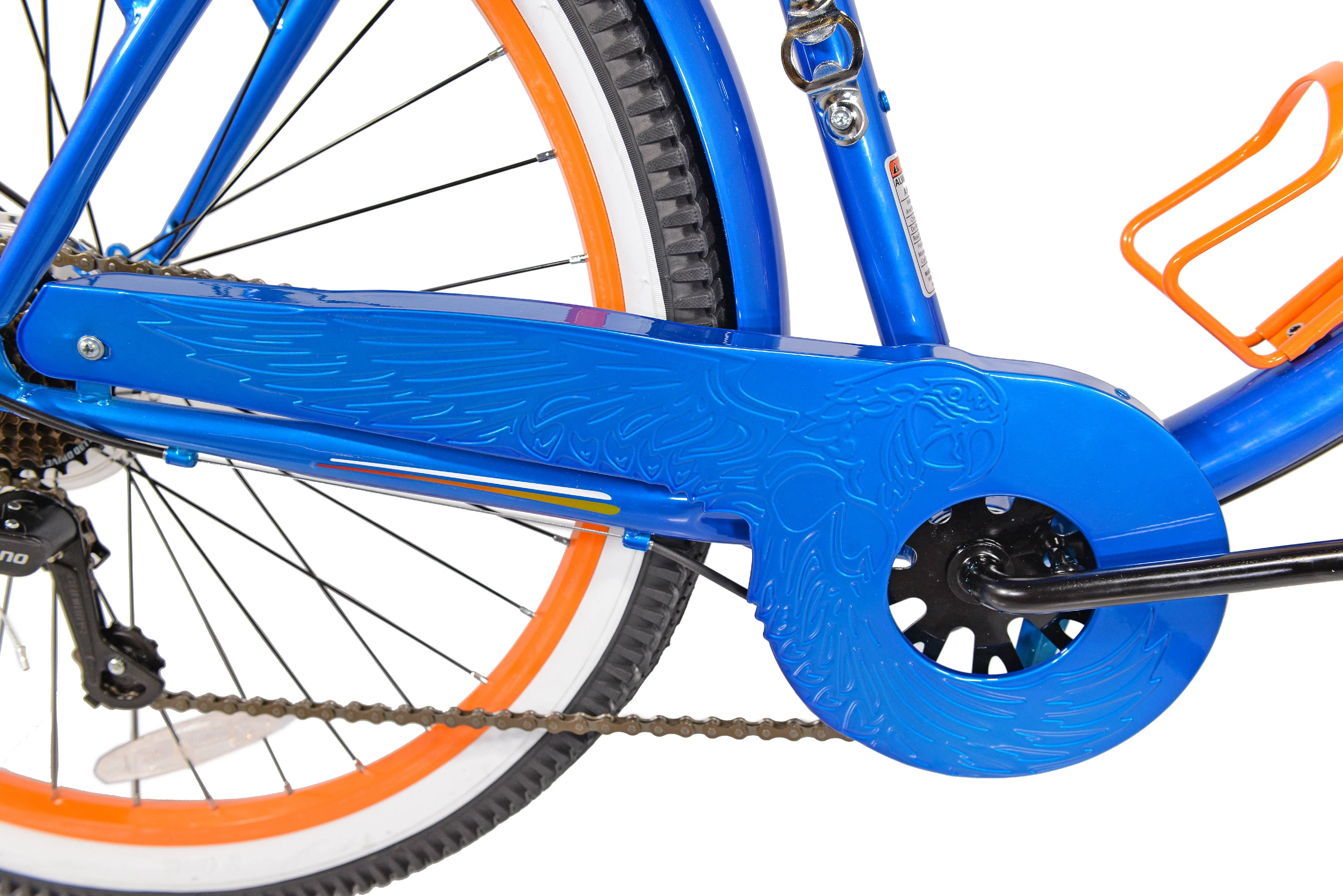 BCA 26 Inch Margaritaville Multi-Speed Cruiser Men's Bike, Blue - Womvr