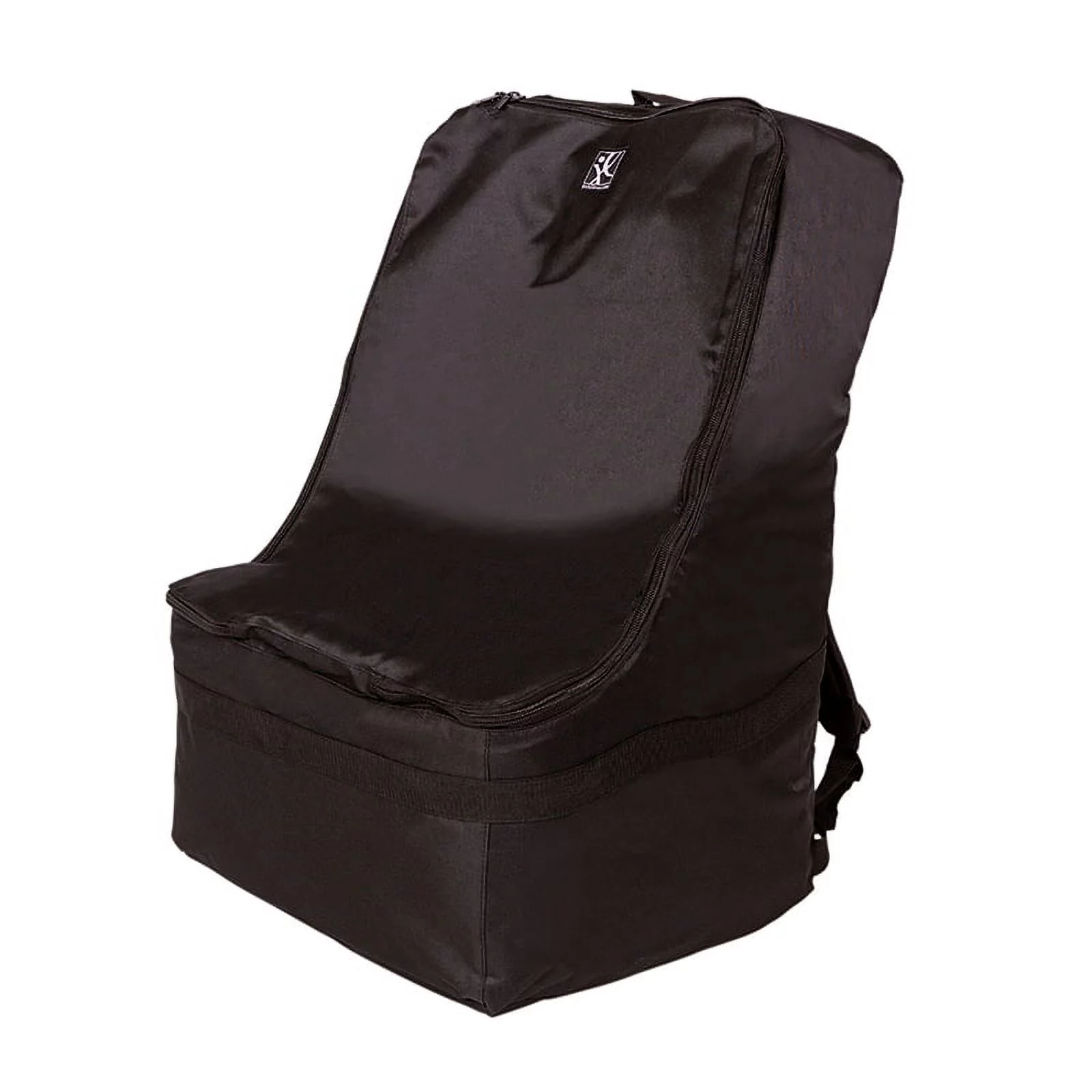 J.L. Childress Ultimate Padded Backpack Car Seat Travel Bag and Carrier, Black/Grey - Womvr