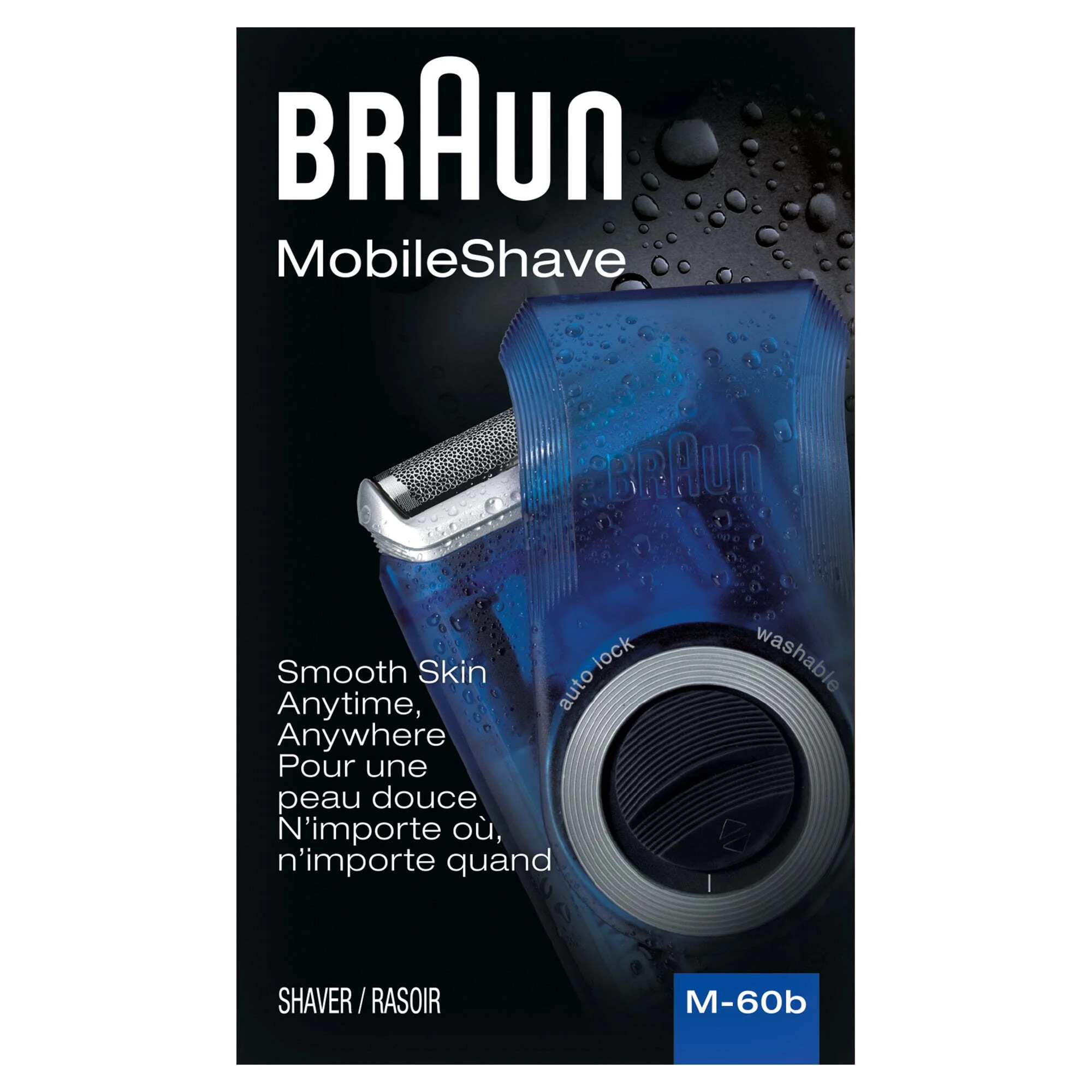 Braun M60b Mobile Battery Powered Electric Shaver for Men - Womvr