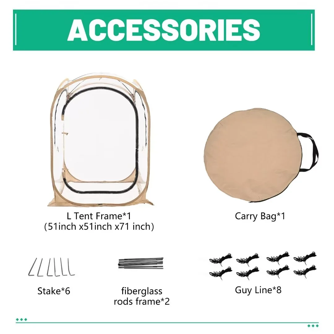 Docred Sports Tent, Weather Pop Up Shelter Bubble Tent clear tent Up to 3 People - Womvr