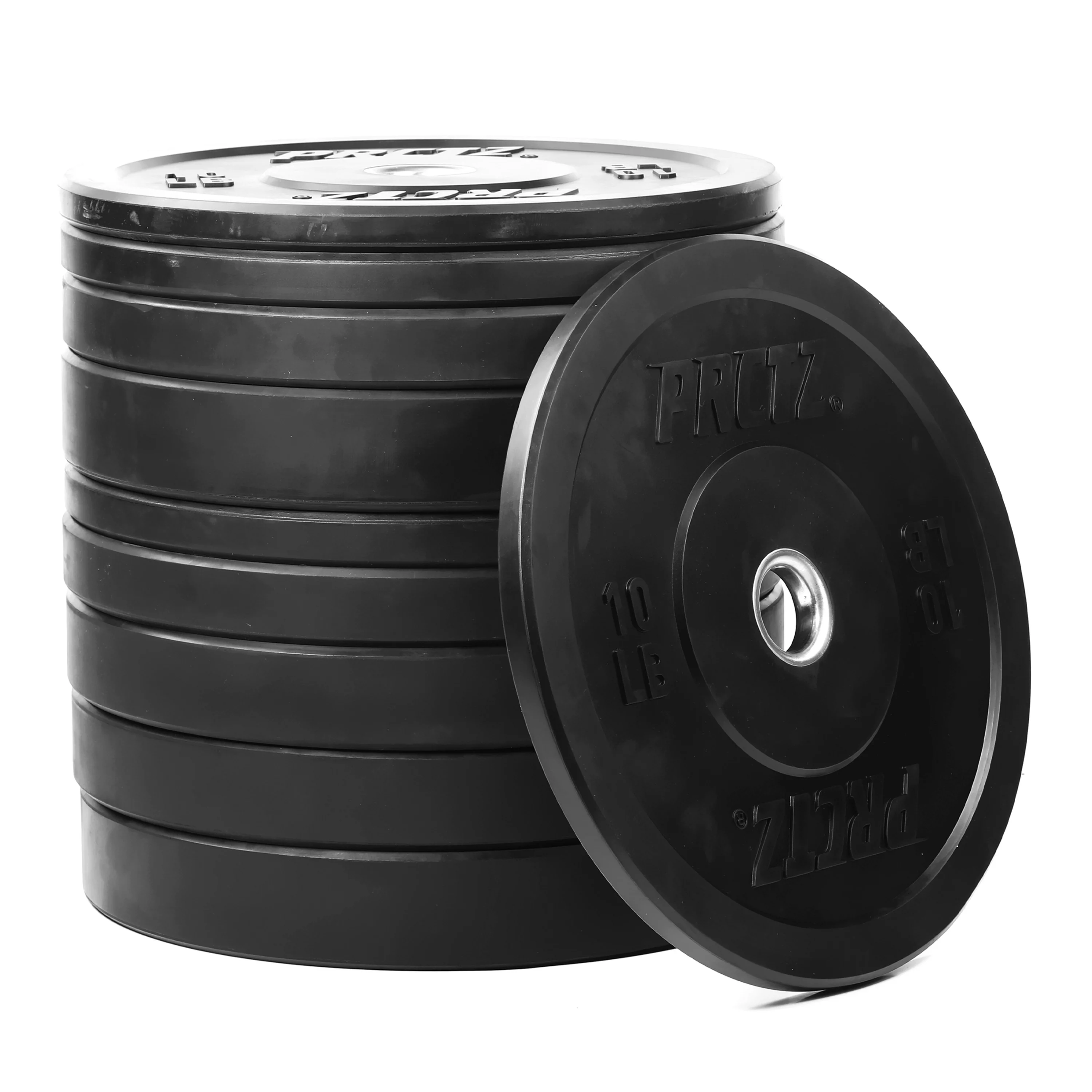 PRCTZ 45 lb Bumper Plate Weight, Fits 2