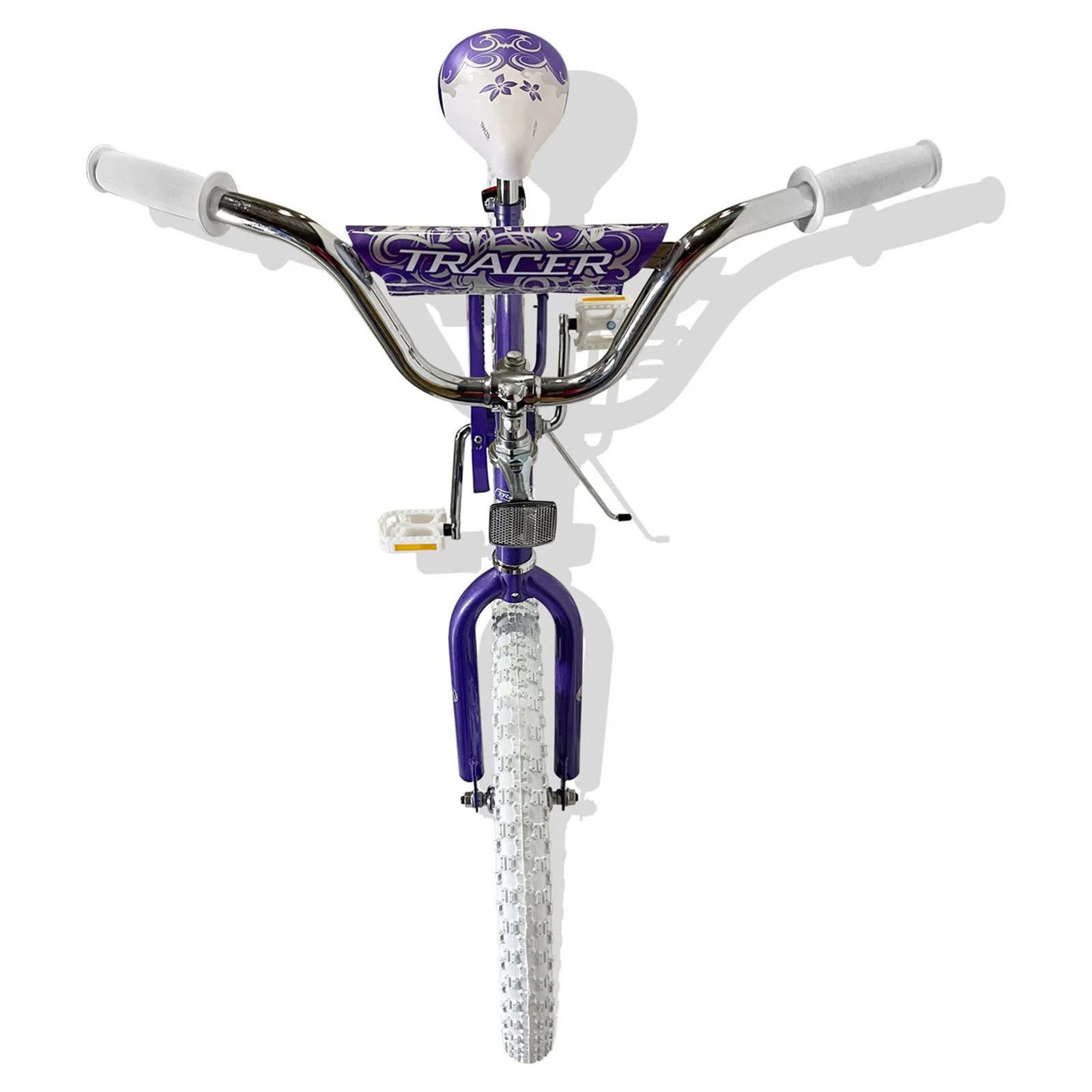 TRACER Daisy BMX 20 Inch Kids Bike, Boy and Girls Age 5 to 9, Purple - Womvr