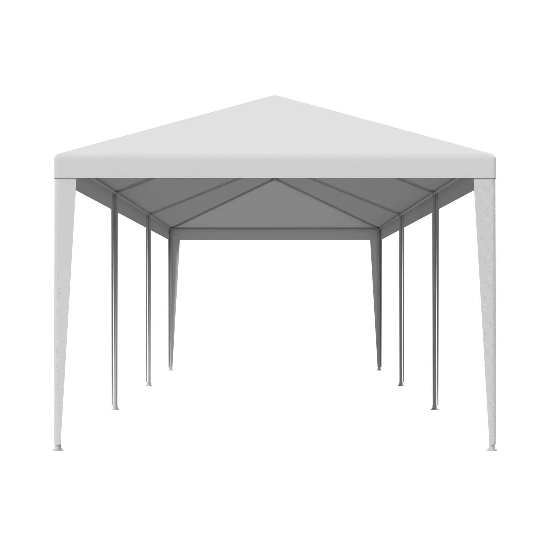ZENSTYLE Patio Wedding Party Tent Set White Waterproof Canopy - 10 x 30' White - Womvr