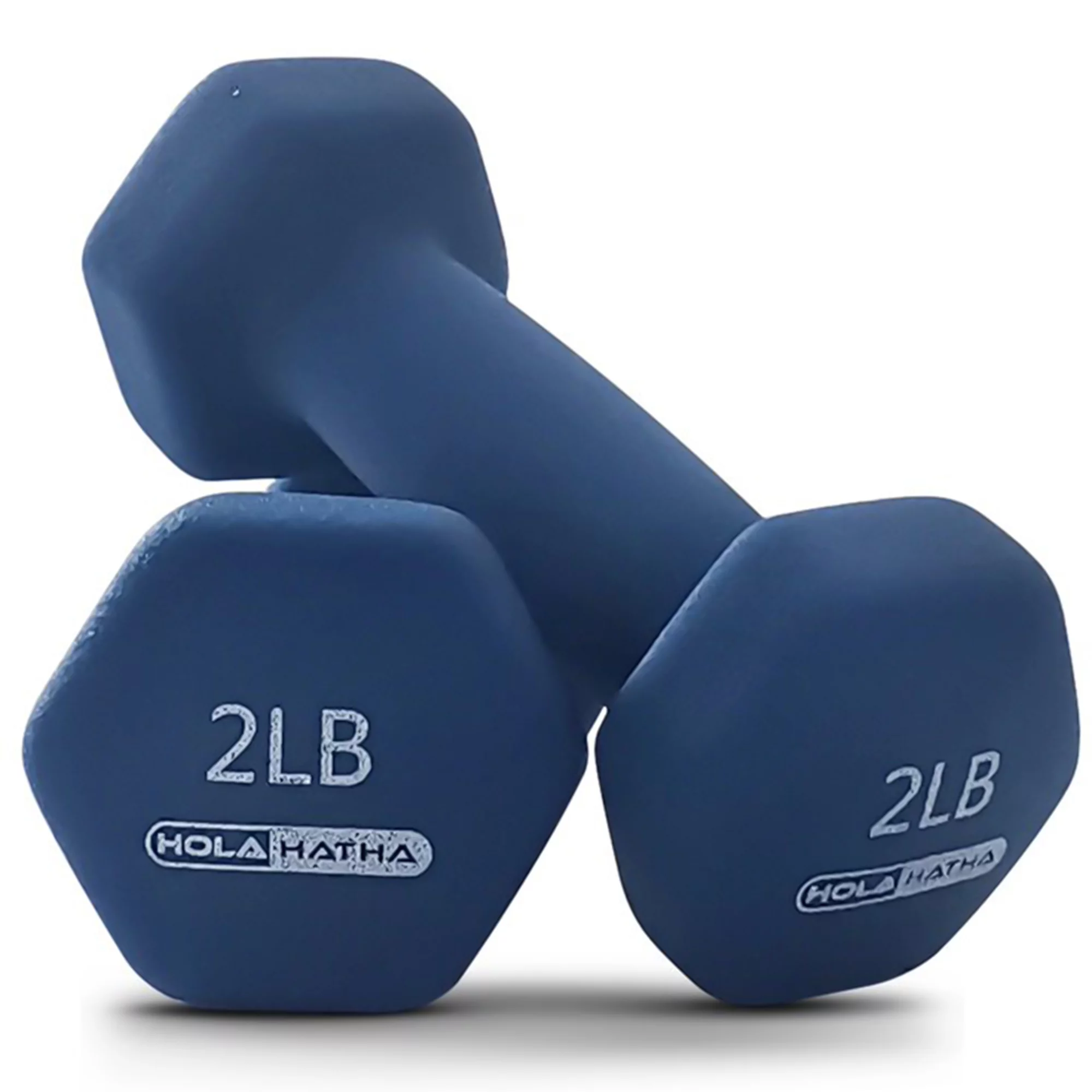 HolaHatha 3, 5, and 8 Pound Dumbbell Hand Weight Set with Storage Rack, Multi - Womvr