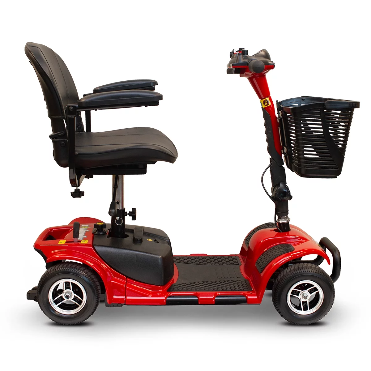 EWheels 4 Wheel Travel Electric Battery Medical Mobility Scooter, Red - Womvr
