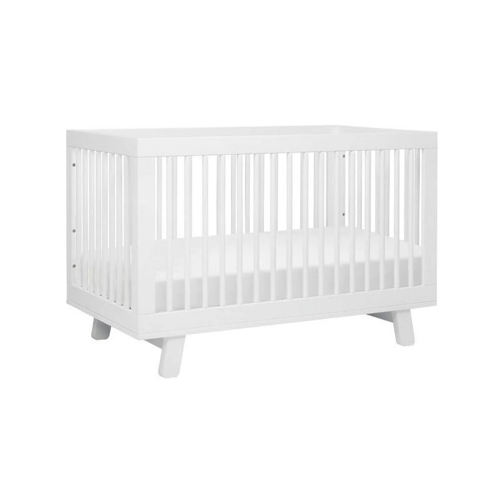 Hudson 3 in 1 Convertible Crib & Toddler Bed Conversion Kit White - Womvr
