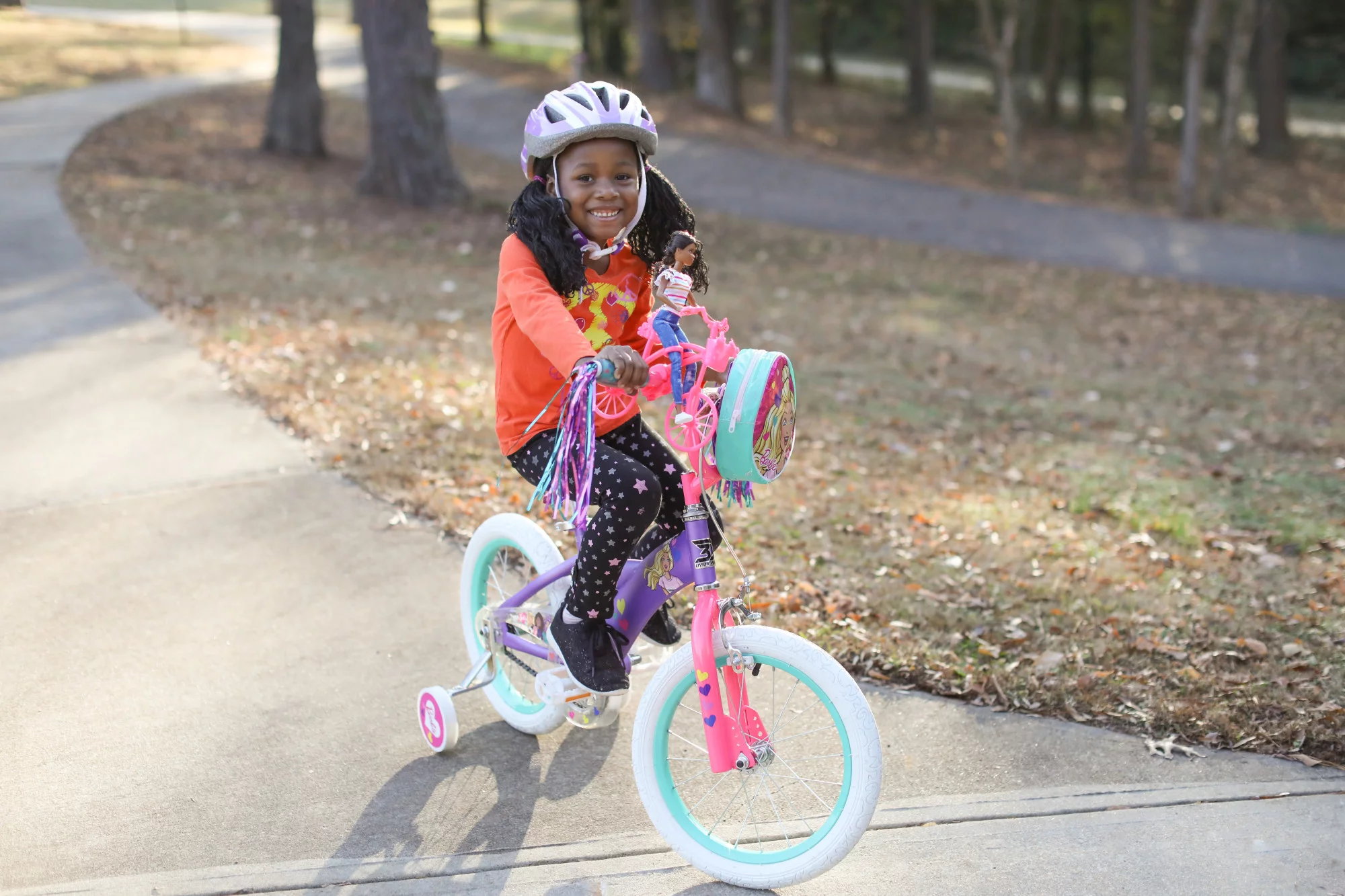 Dynacraft Barbie 16-Inch BMX Bike For Age 5-7 Years - Womvr