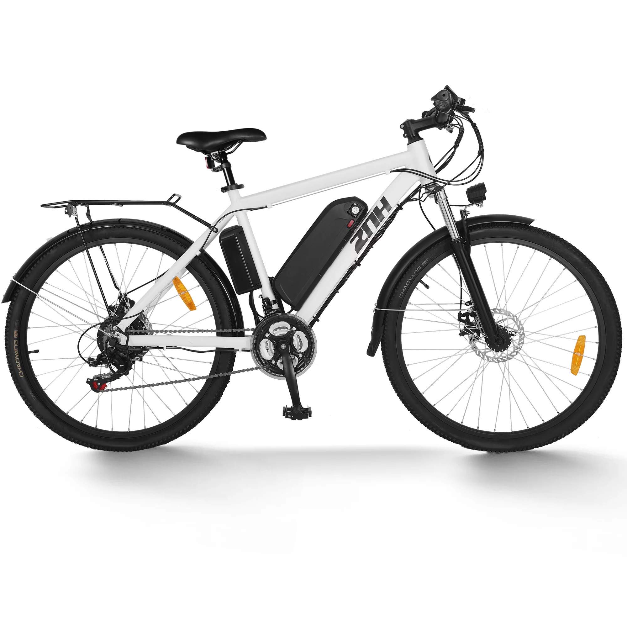 ZNH Mountain Electric Bicycle, 26 in. 350 W, Removable 36 V/10 Ah Battery, Black - Womvr