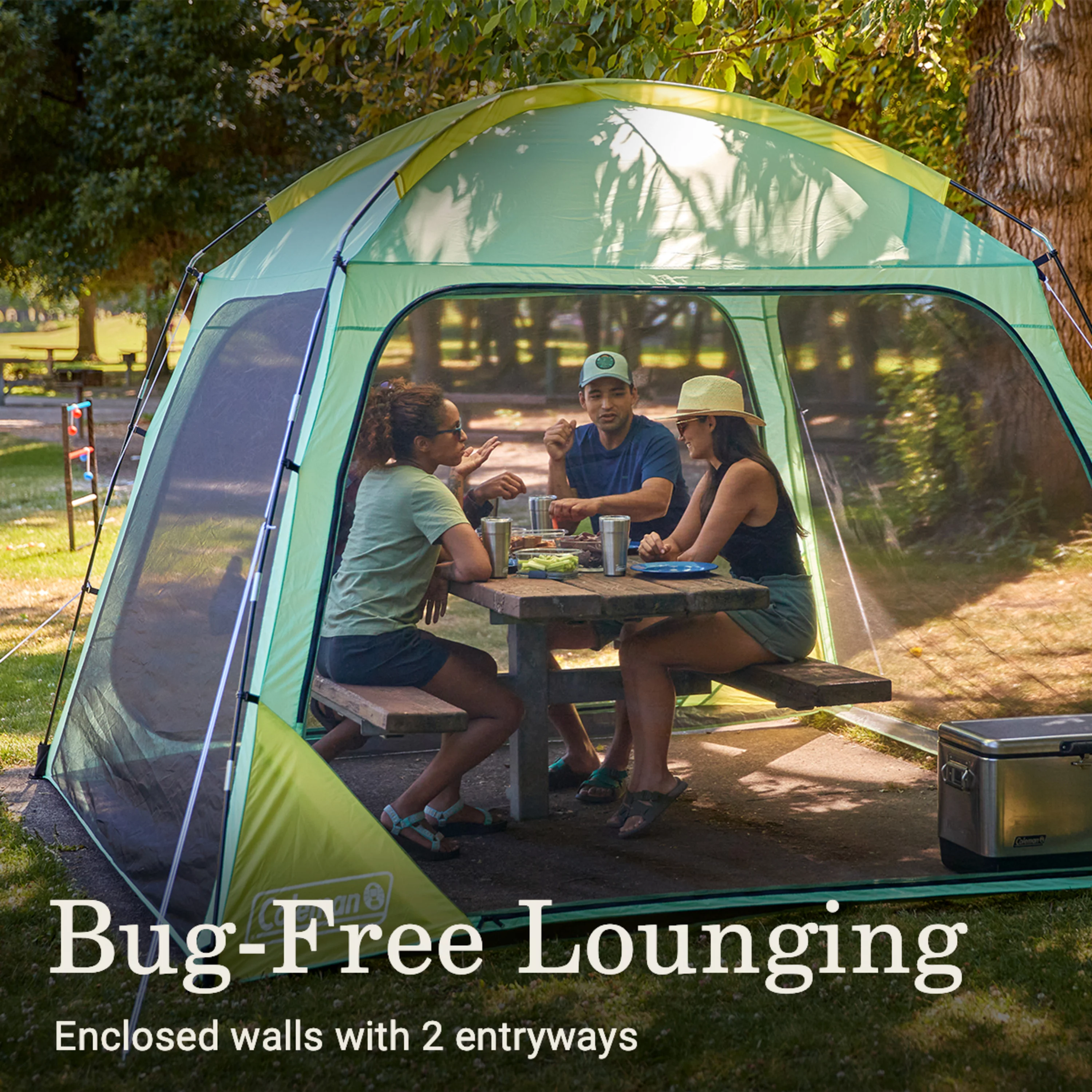 Coleman Skyshade 8 x 8 Screen Dome Tent - Womvr